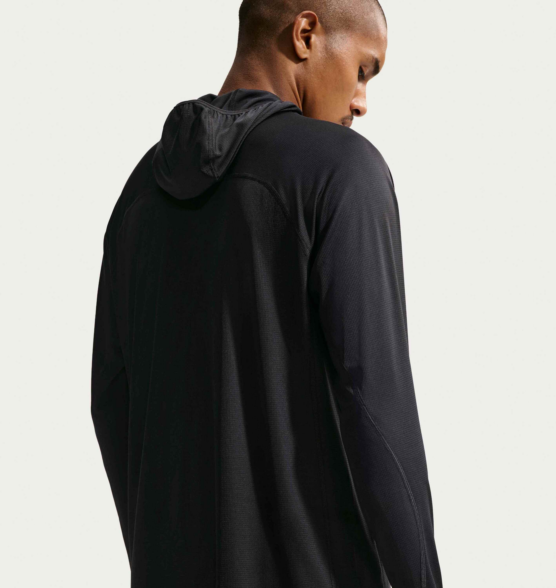NIKE, Men's Dri-fit Uv Protection Hooded Trail-running Top Acg 'solar Chase'