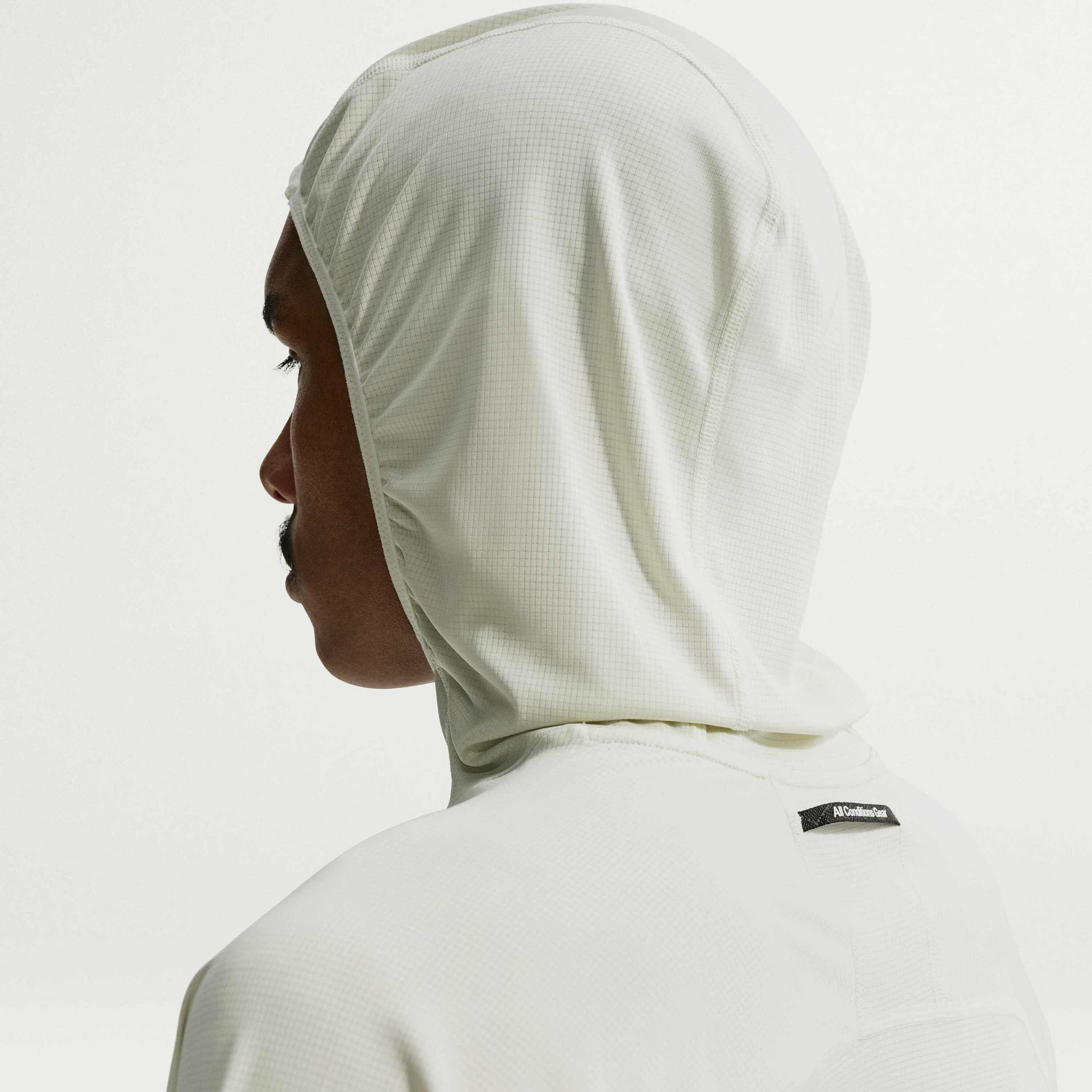 NIKE, Men's Dri-fit Uv Protection Hooded Trail-running Top Acg 'solar Chase'