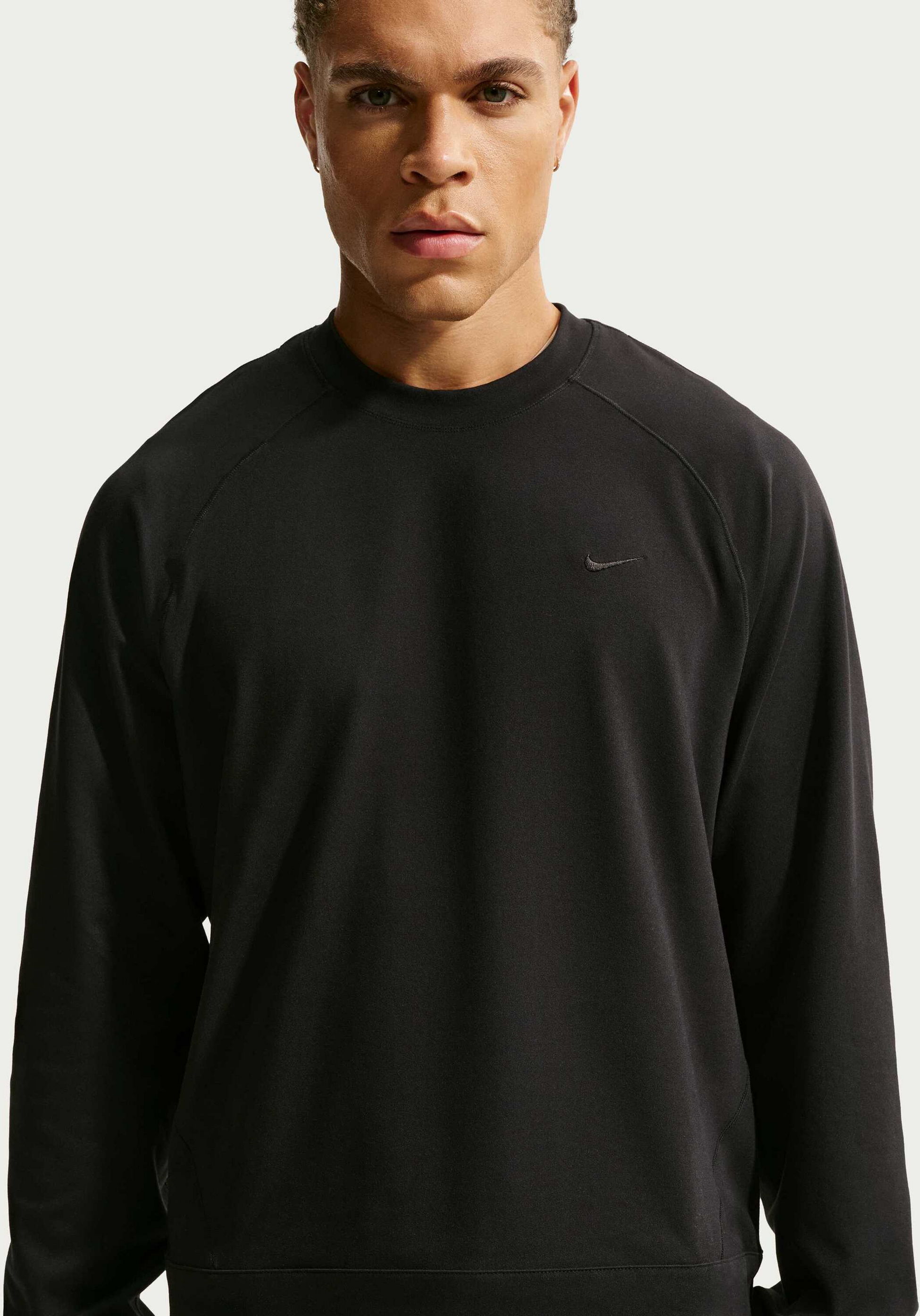 NIKE, Men's Dri-fit Uv Protection Long-sleeve Performance Top Primary Nanoknit