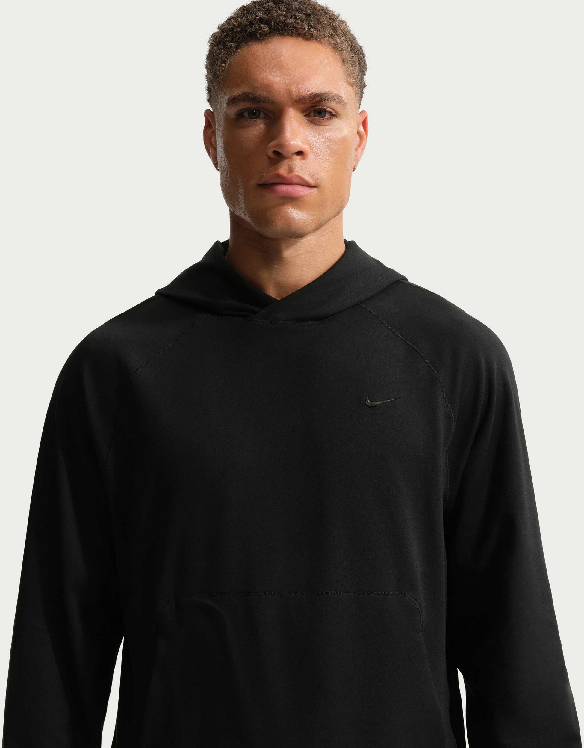 NIKE, Men's Dri-fit Uv Protection Pullover Performance Hoodie Primary Nanoknit