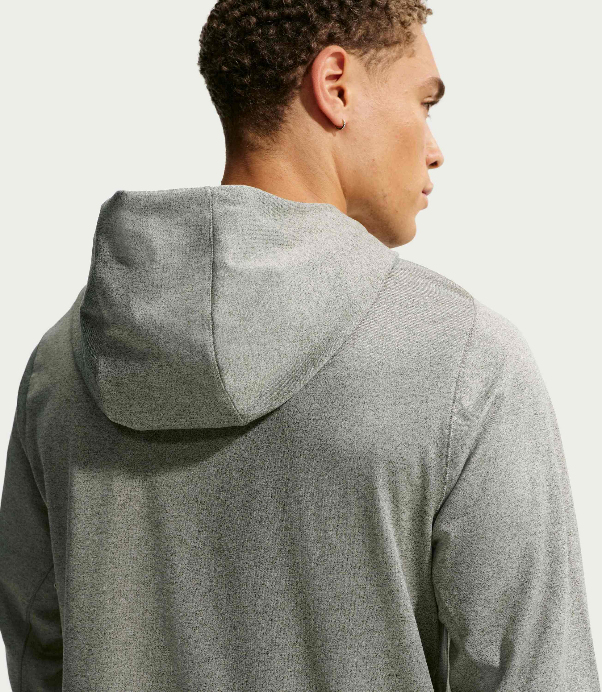 NIKE, Men's Dri-fit Uv Protection Pullover Performance Hoodie Primary Nanoknit