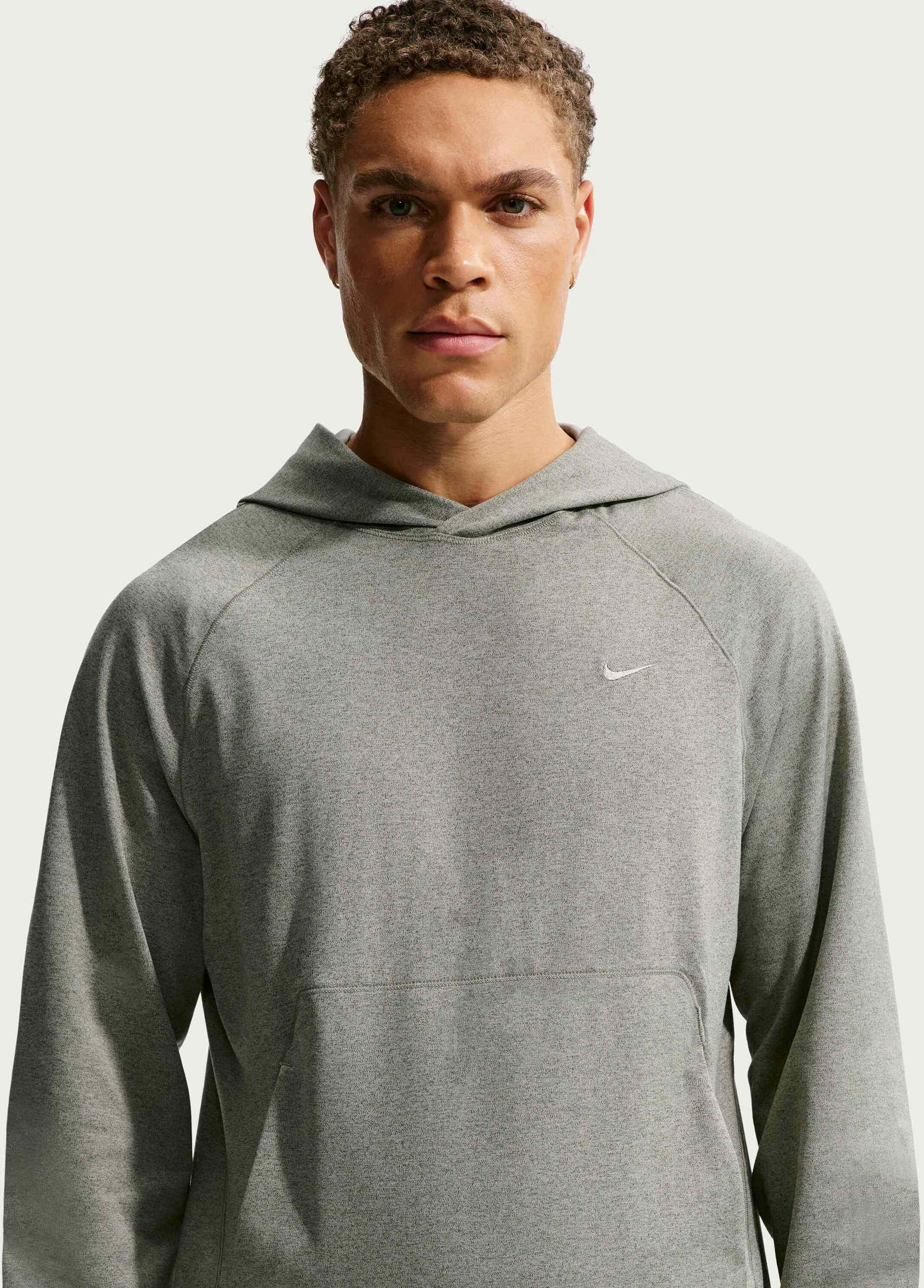 NIKE, Men's Dri-fit Uv Protection Pullover Performance Hoodie Primary Nanoknit