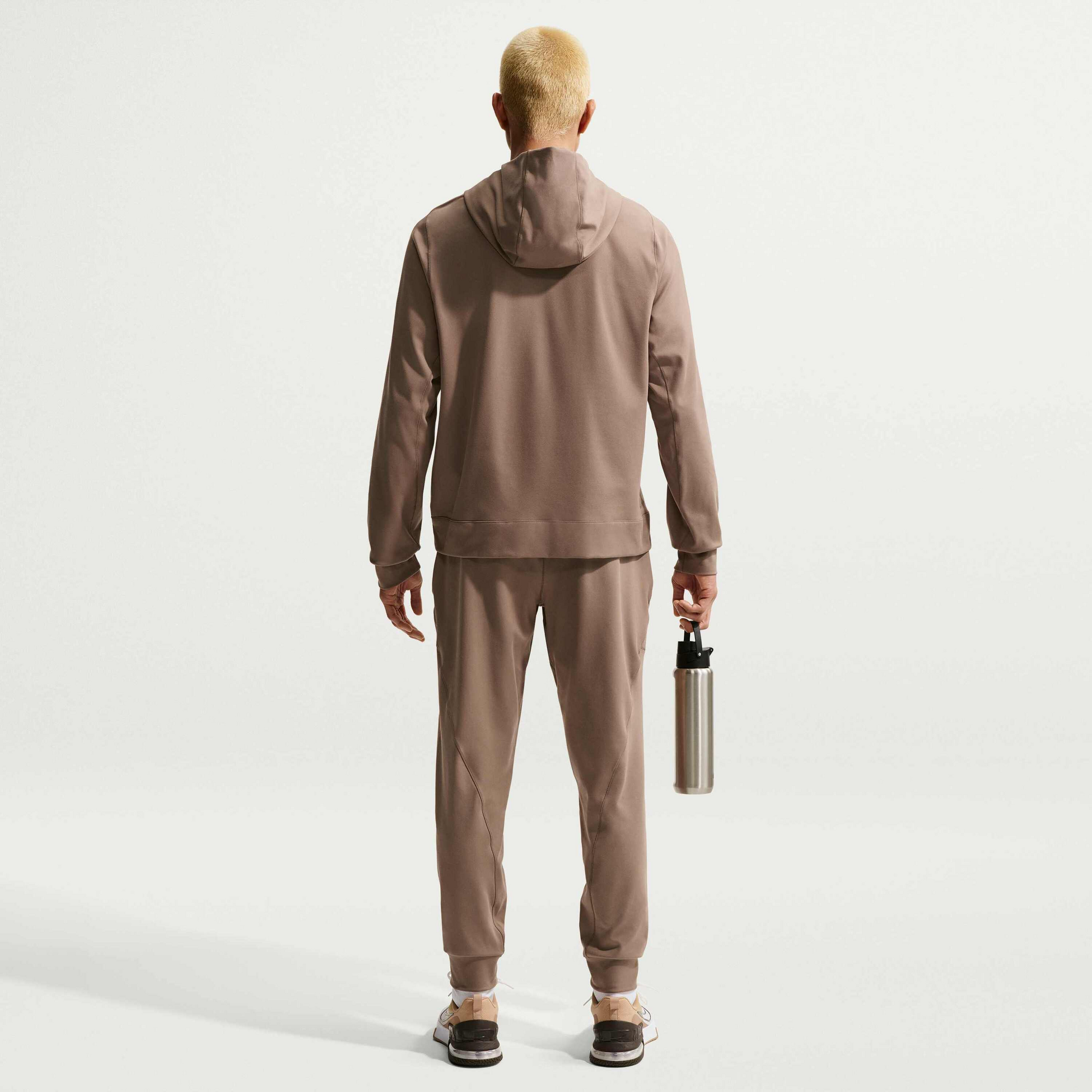 NIKE, Men's Dri-fit Uv Protection Pullover Performance Hoodie Primary Nanoknit