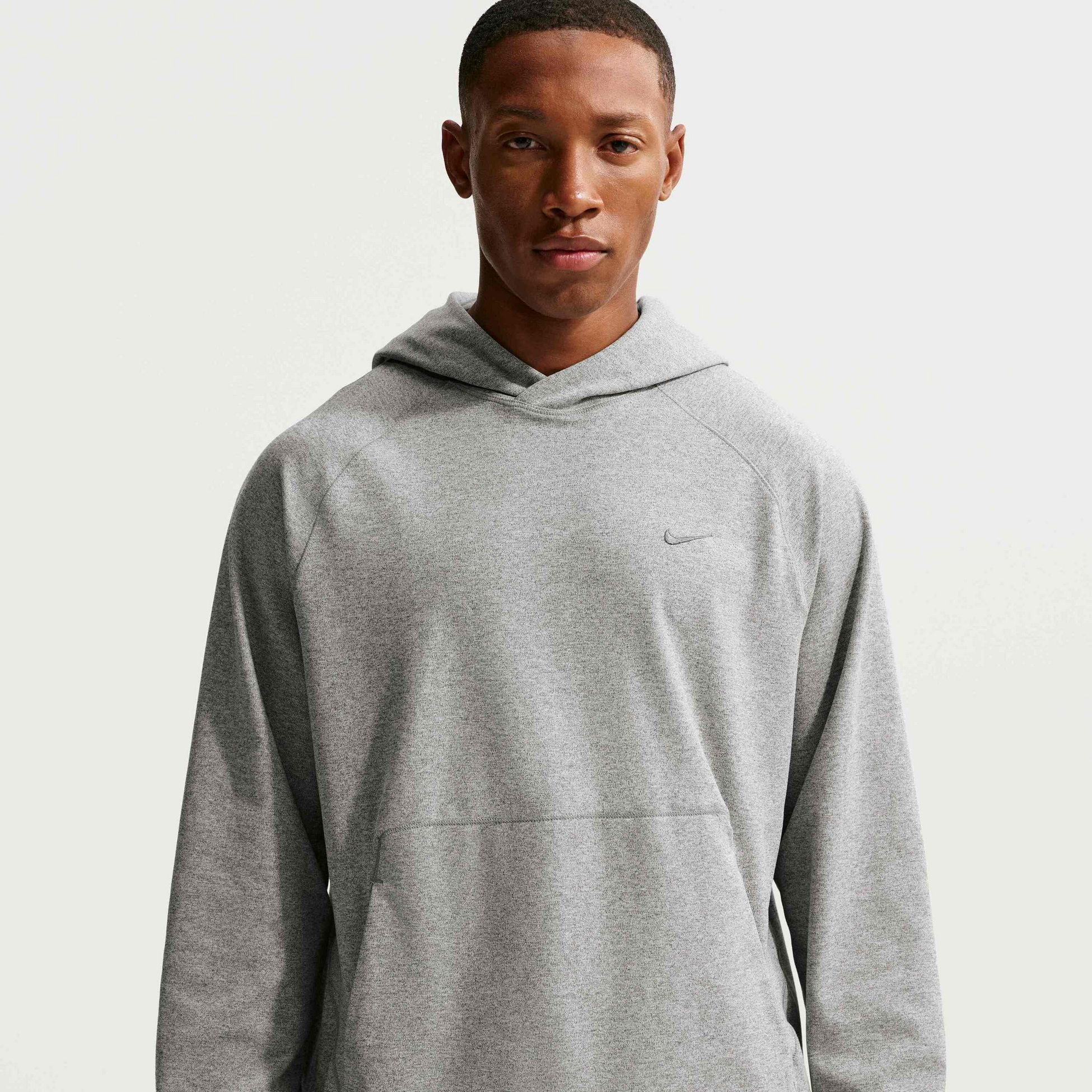 NIKE, Men's Dri-fit Uv Protection Pullover Performance Hoodie Primary Nanoknit