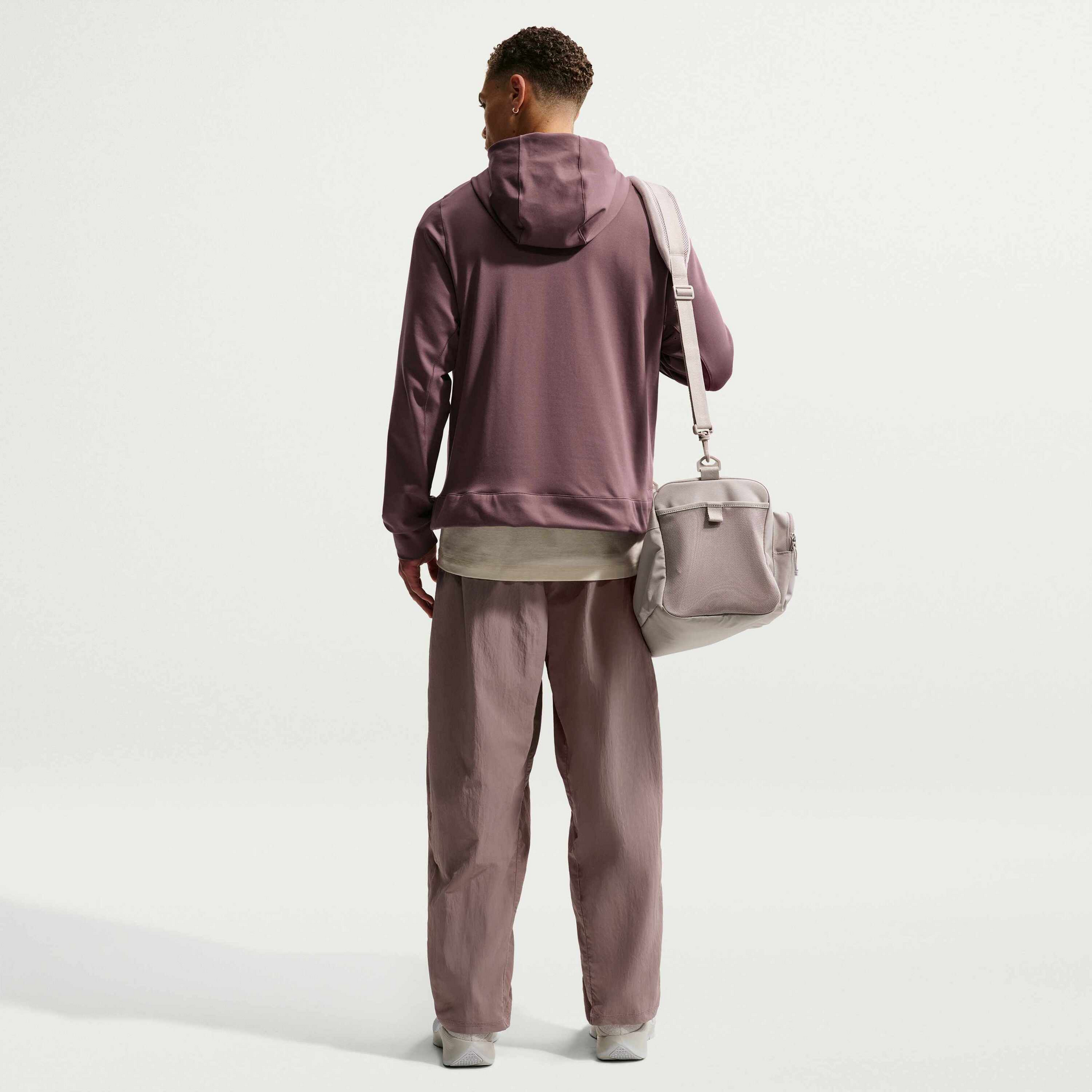 NIKE, Men's Dri-fit Uv Protection Pullover Performance Hoodie Primary Nanoknit