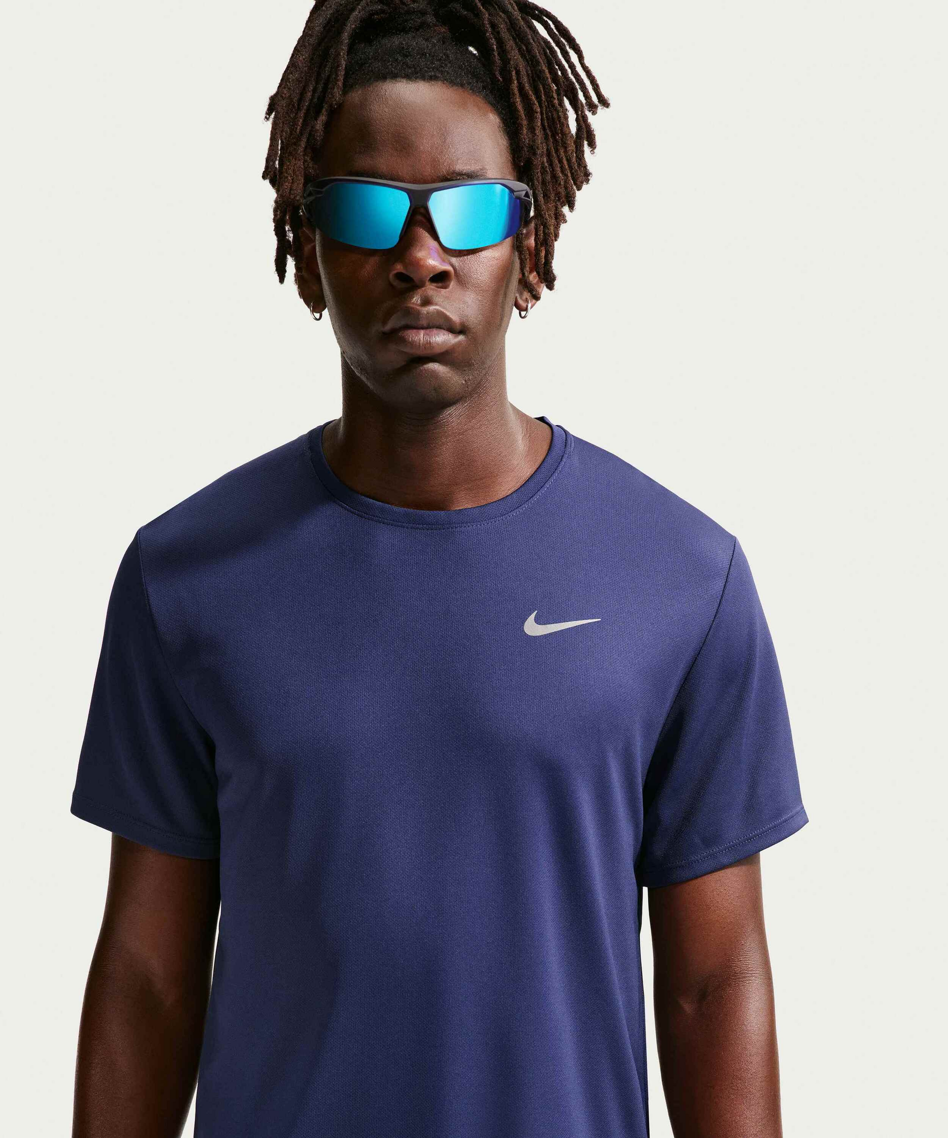 NIKE, Men's Dri-fit Uv Short-sleeve Running Top Miler