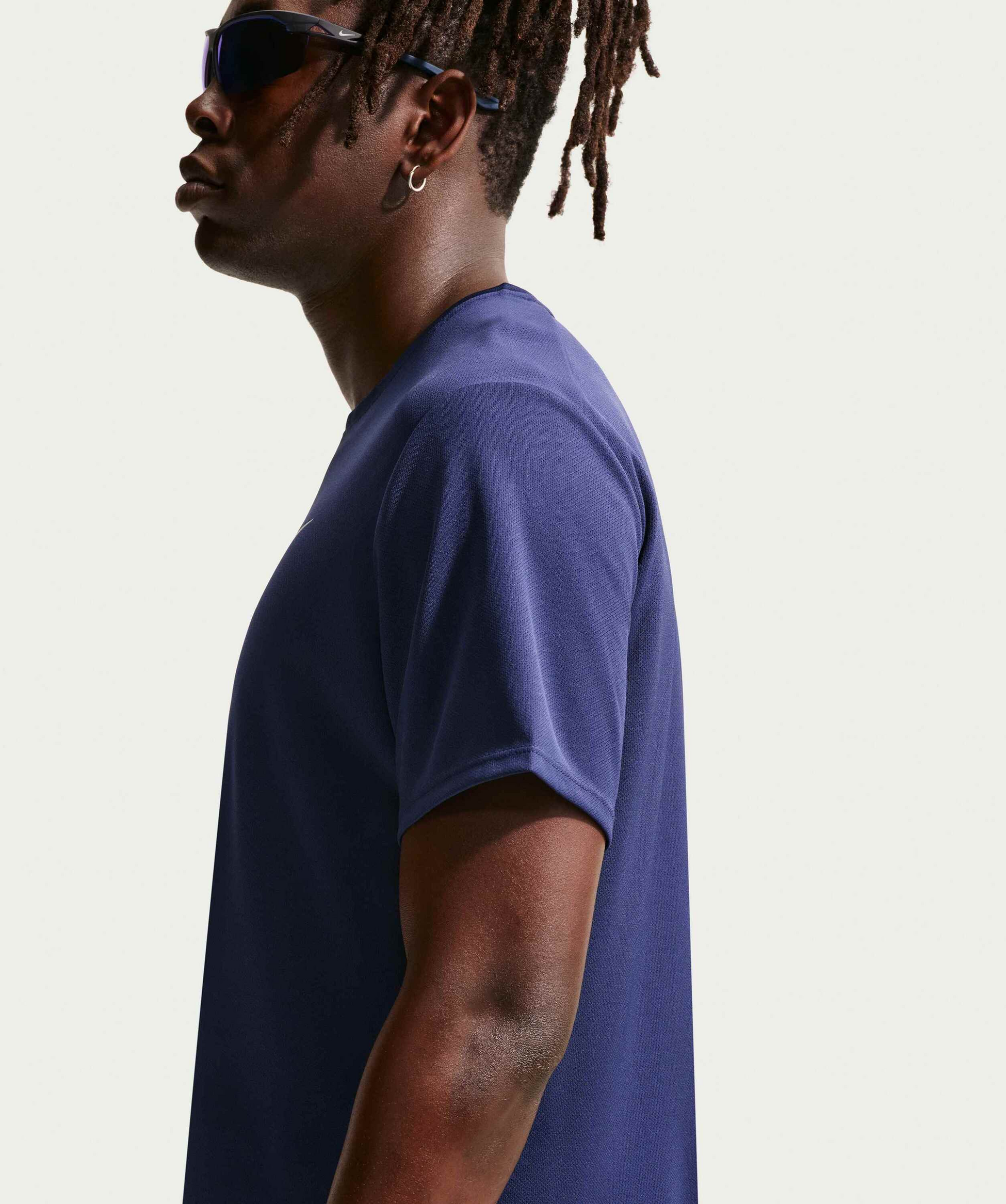 NIKE, Men's Dri-fit Uv Short-sleeve Running Top Miler