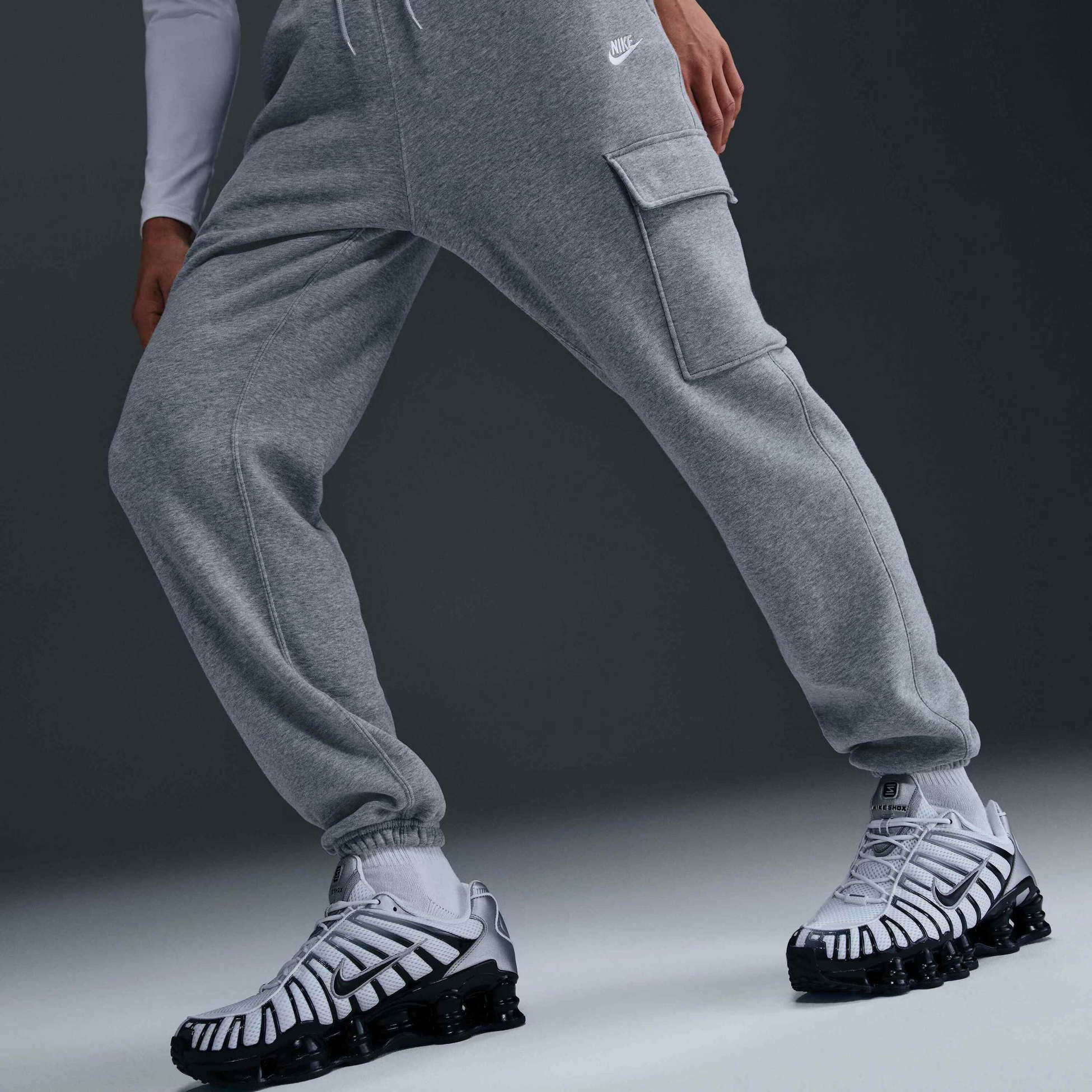 NIKE, Men's Fleece Cargo Trousers Club