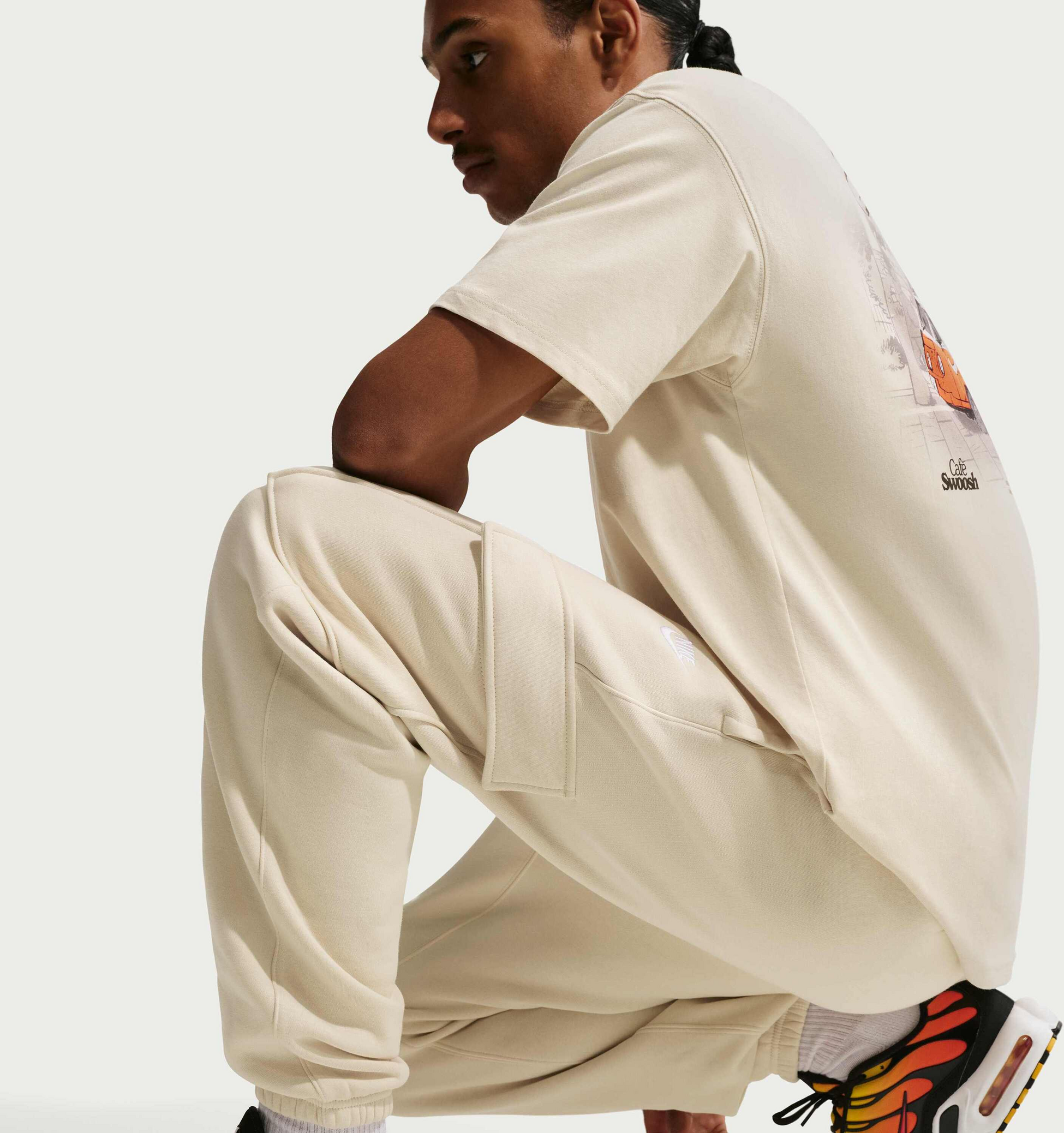 NIKE, Men's Fleece Cargo Trousers Club