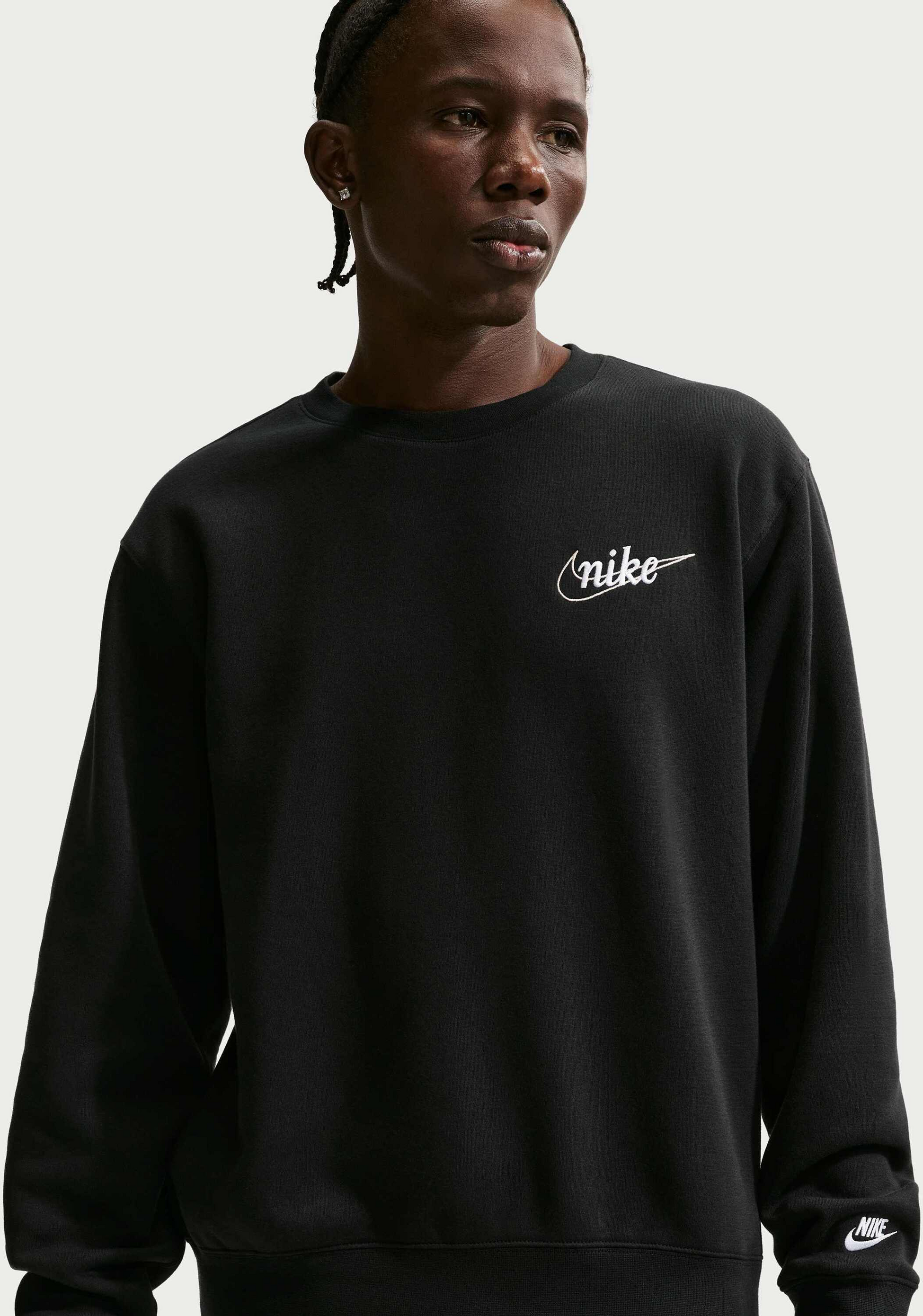 NIKE, Men's Fleece Crew-neck Sweatshirt Sportswear Club