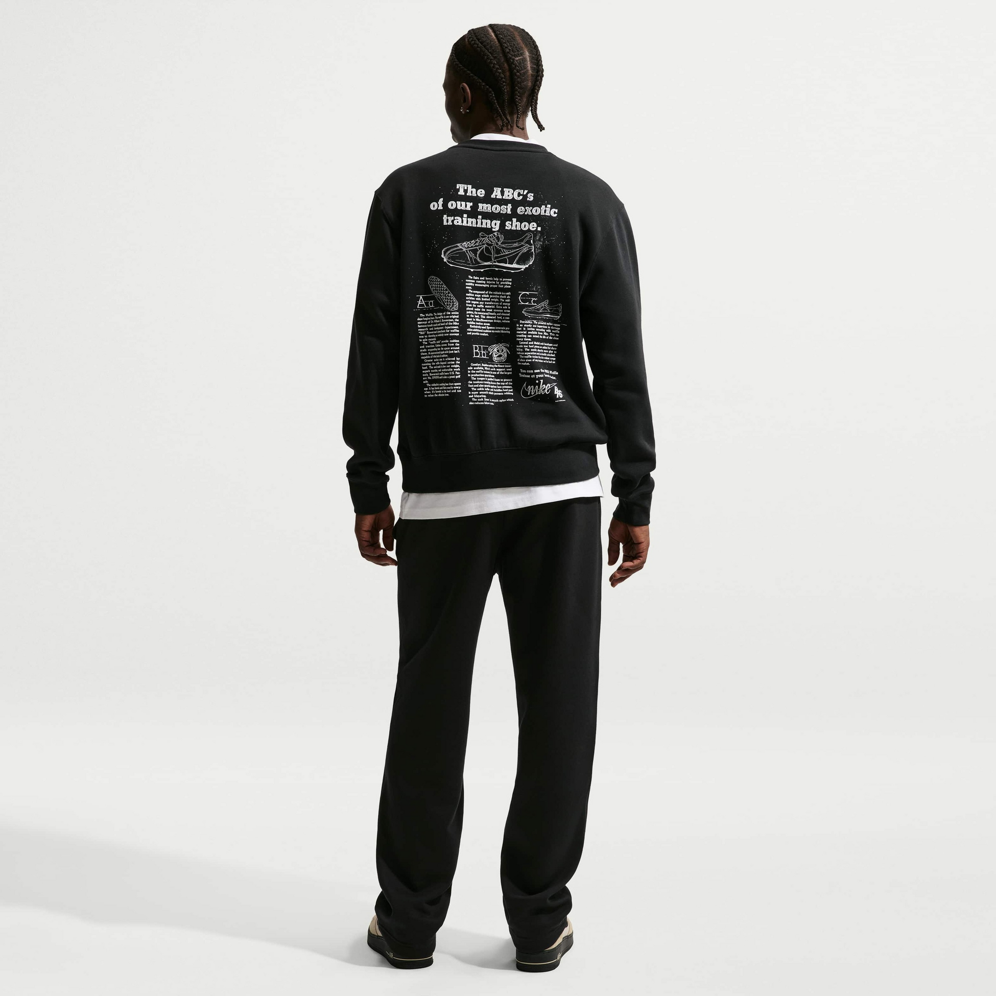 NIKE, Men's Fleece Crew-neck Sweatshirt Sportswear Club