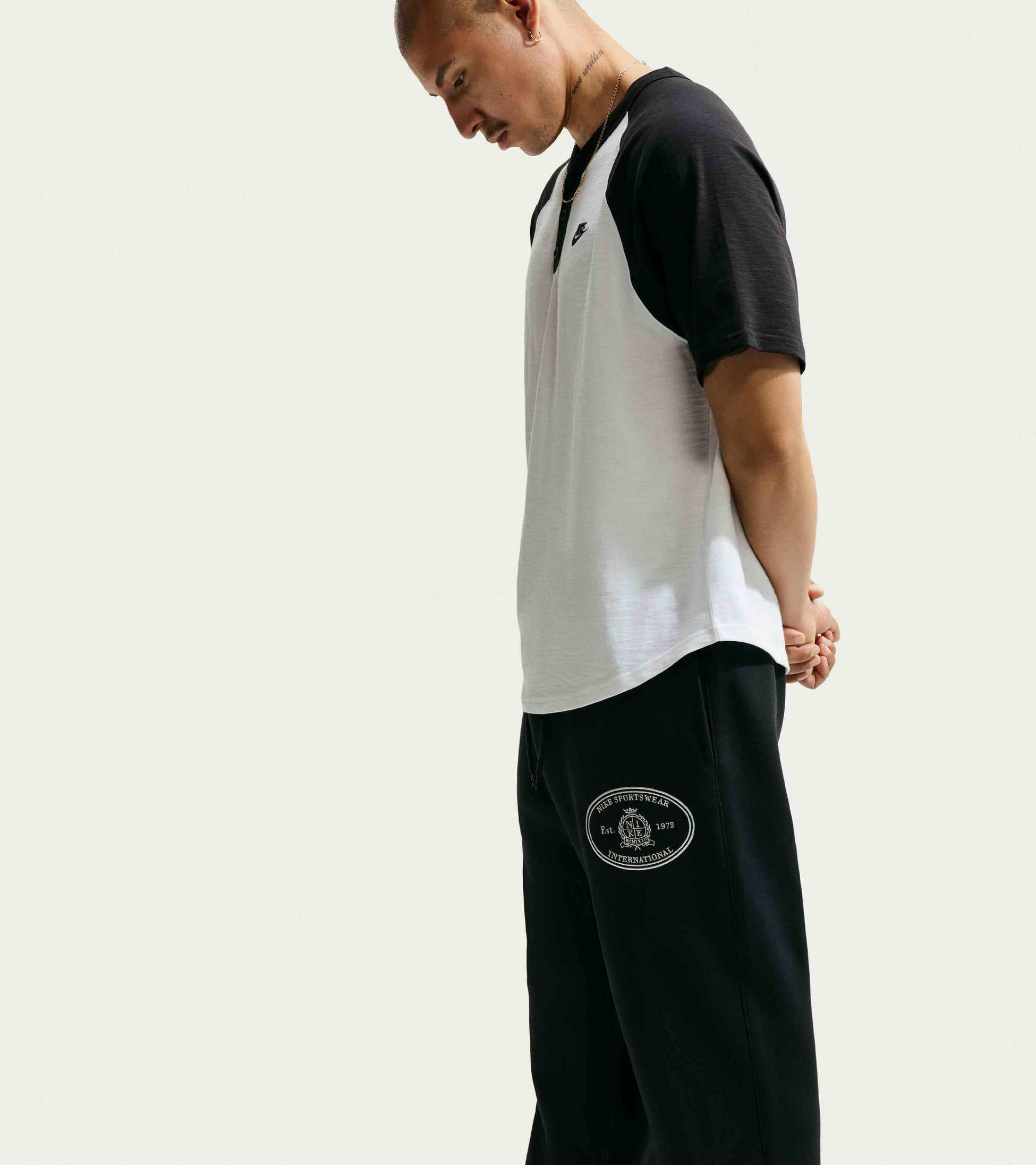 NIKE, Men's Fleece Open-hem Trousers Club