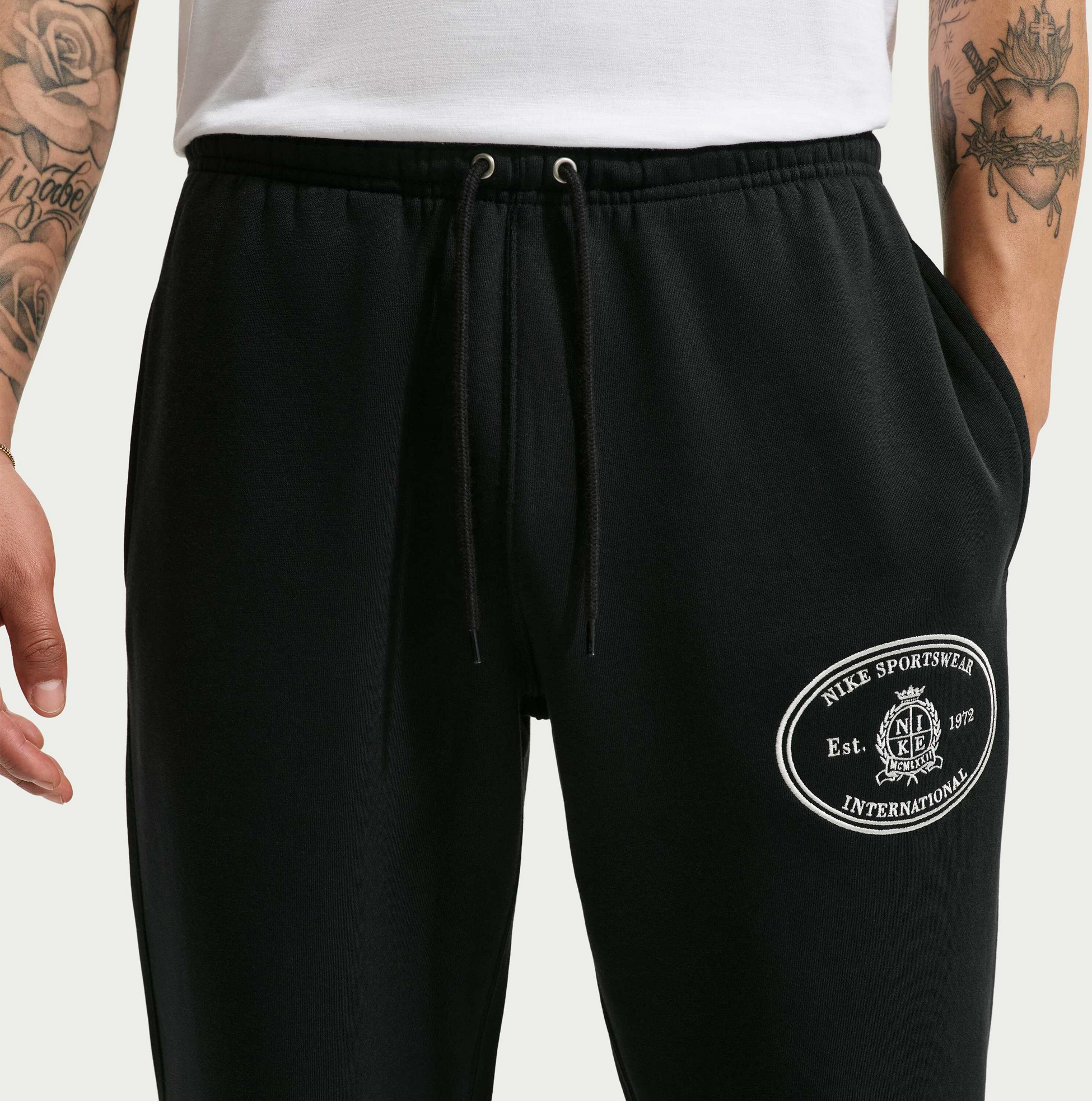 NIKE, Men's Fleece Open-hem Trousers Club