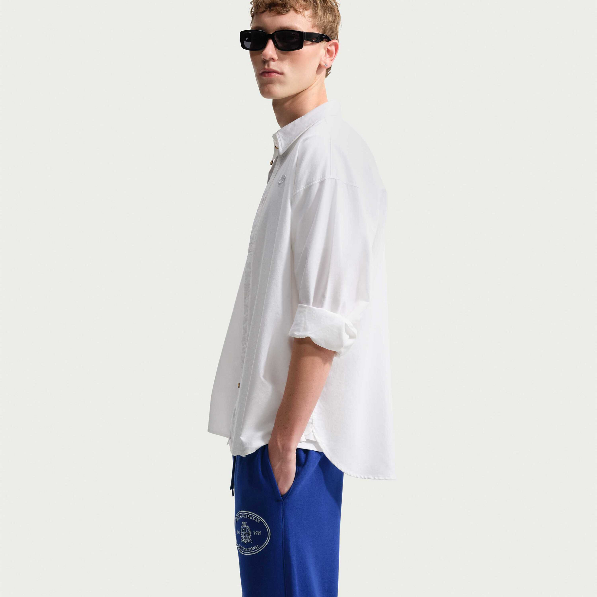 NIKE, Men's Fleece Open-hem Trousers Club