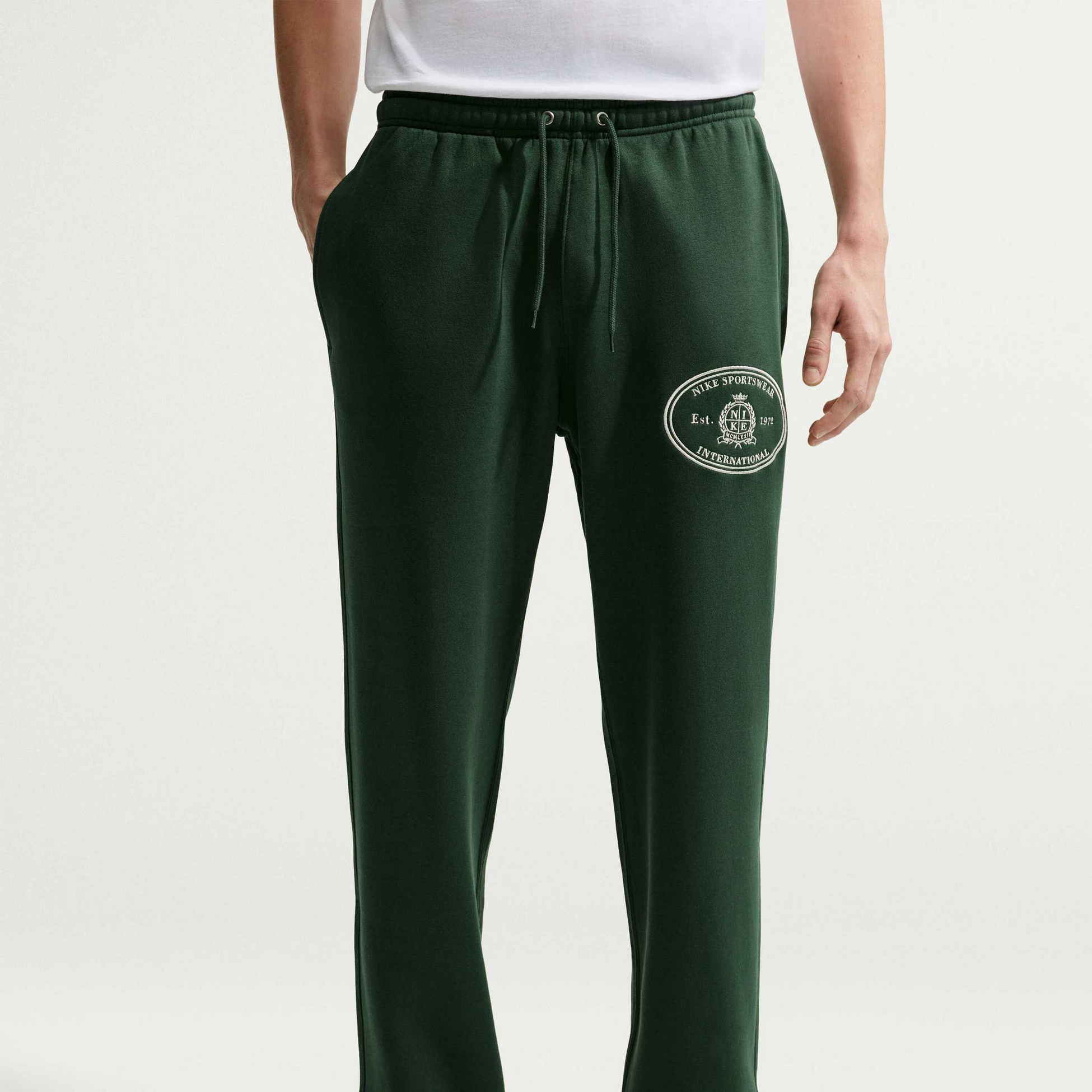 NIKE, Men's Fleece Open-hem Trousers Club