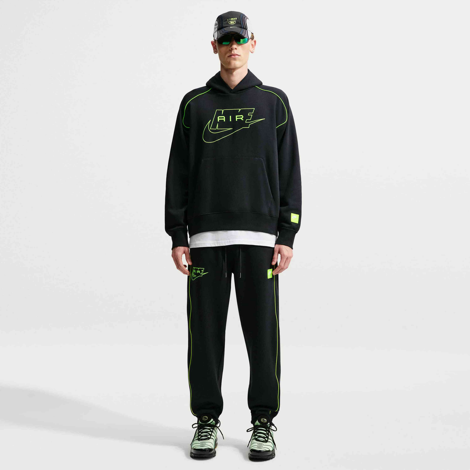 NIKE, Men's Fleece Pullover Hoodie Air
