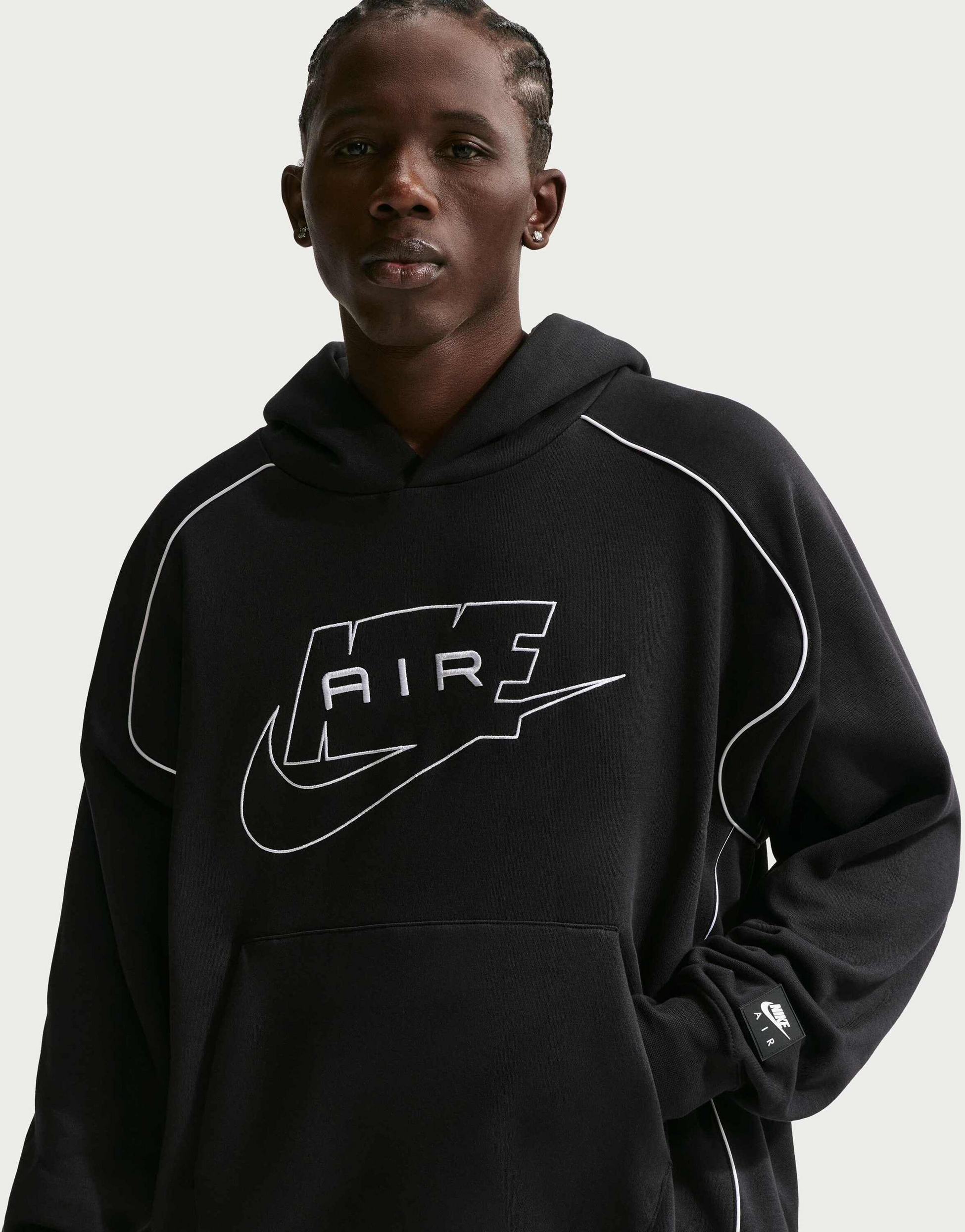 NIKE, Men's Fleece Pullover Hoodie Air