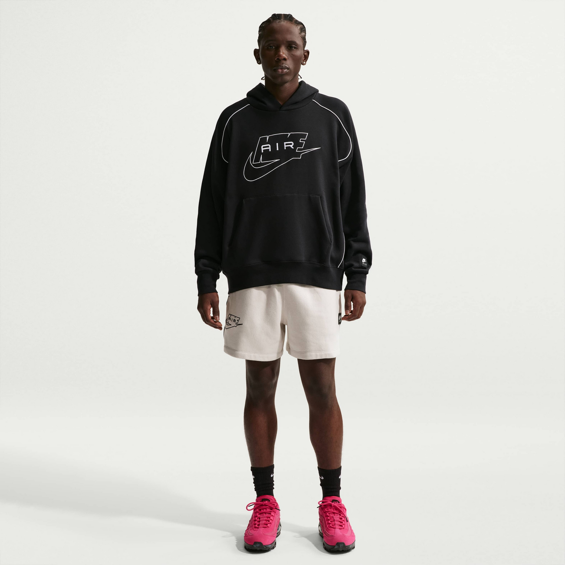 NIKE, Men's Fleece Pullover Hoodie Air