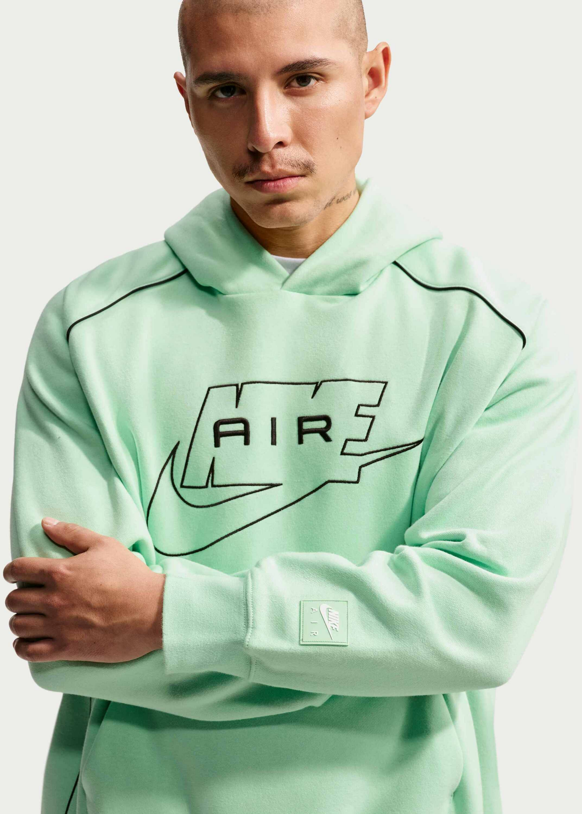 NIKE, Men's Fleece Pullover Hoodie Air