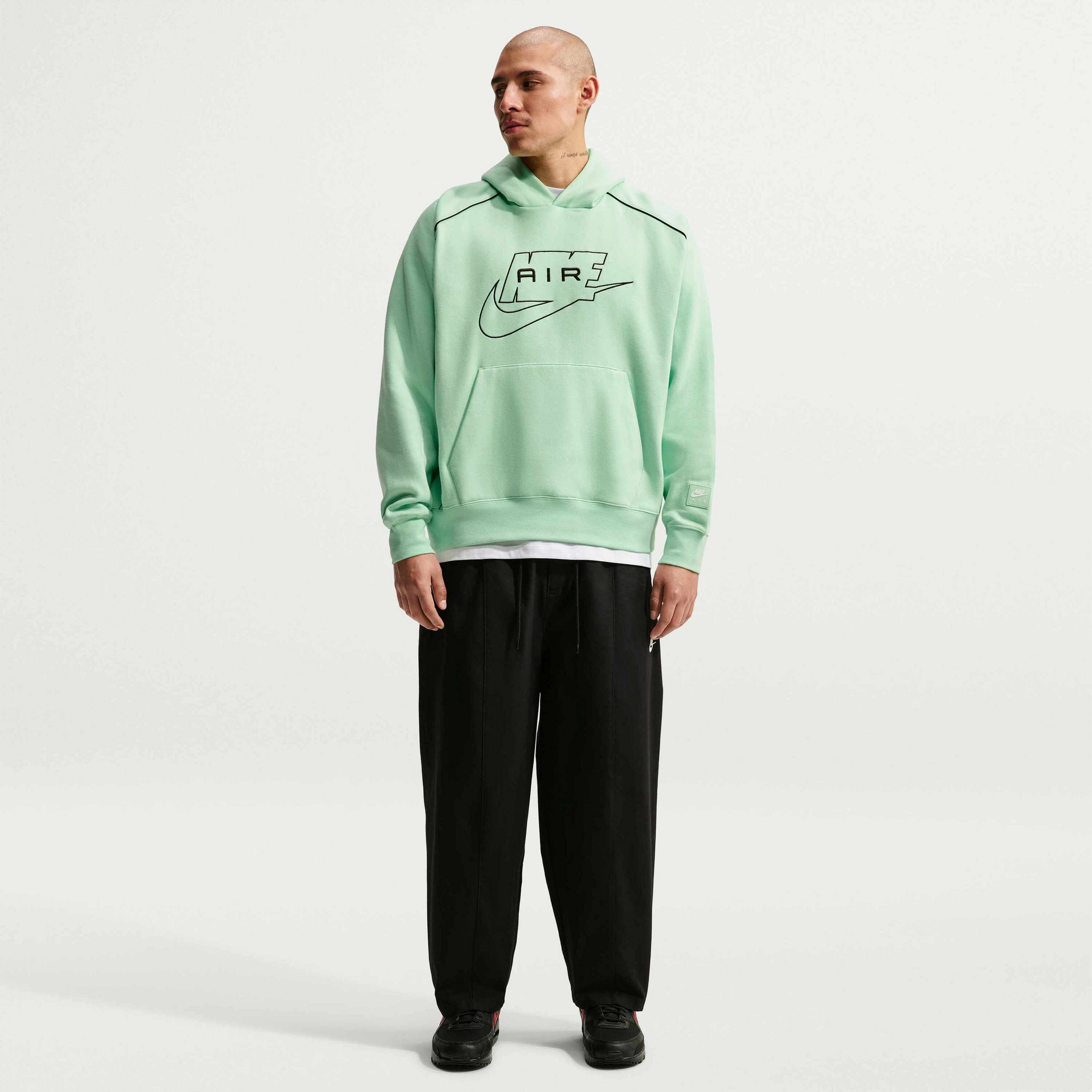 NIKE, Men's Fleece Pullover Hoodie Air