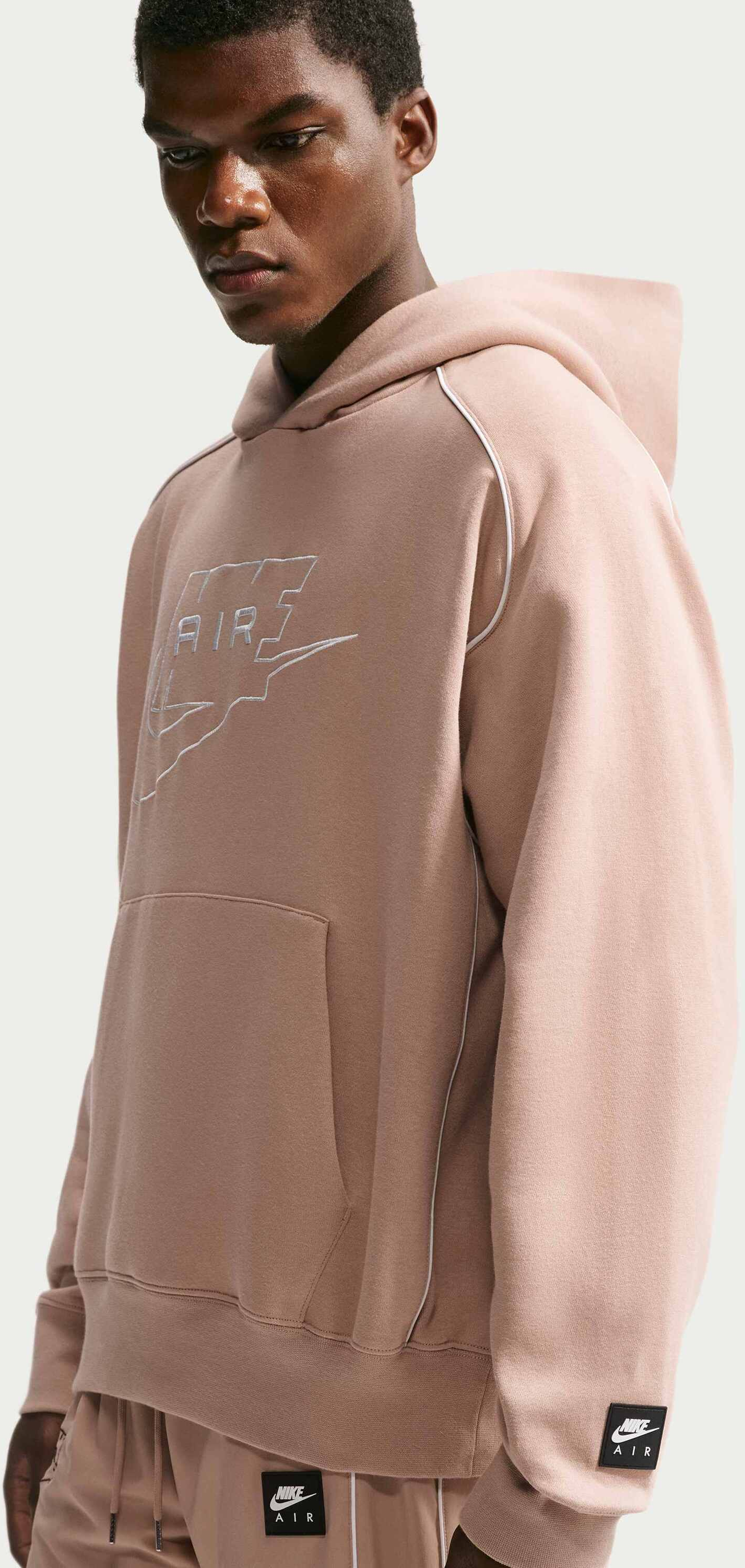 NIKE, Men's Fleece Pullover Hoodie Air