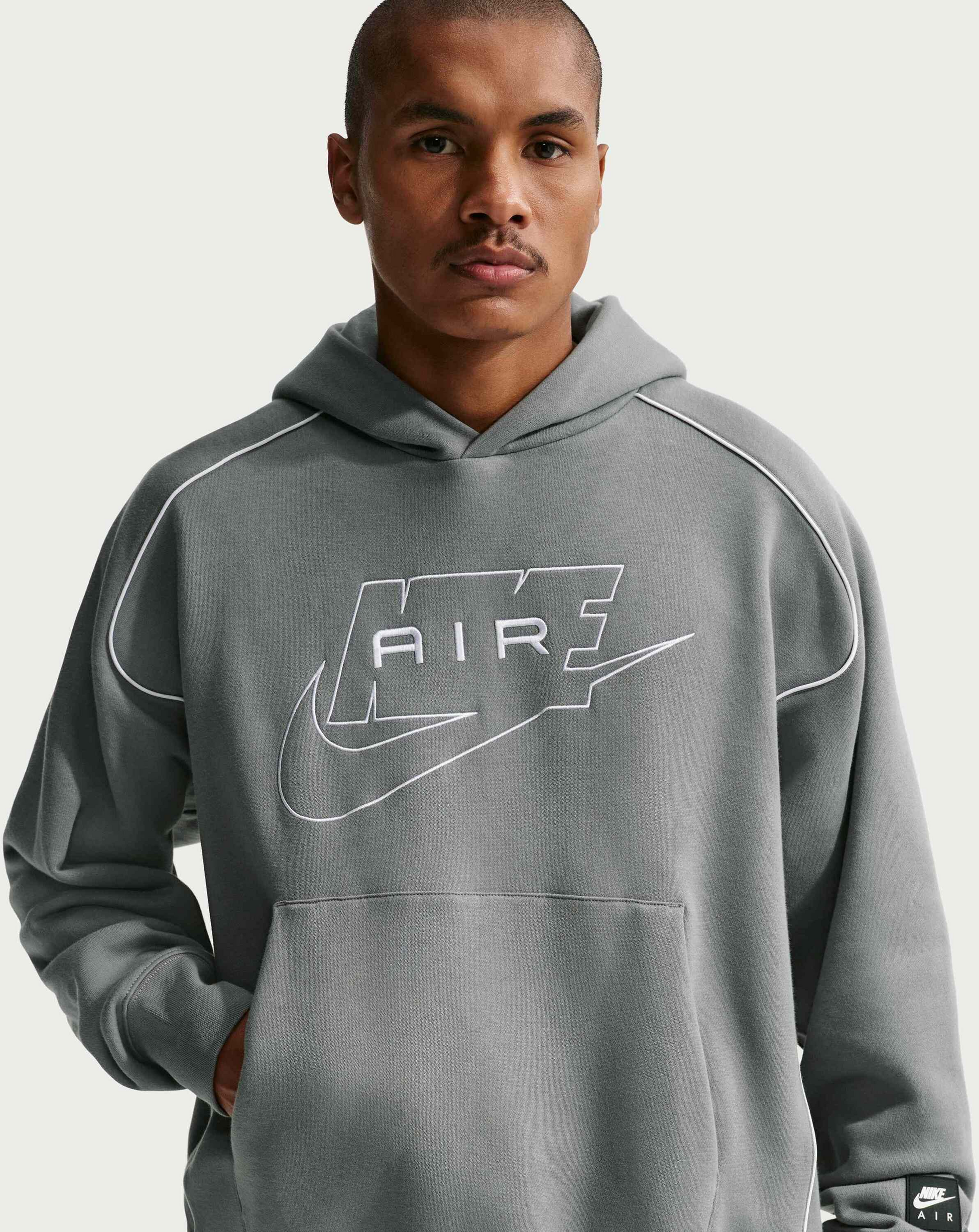 NIKE, Men's Fleece Pullover Hoodie Air