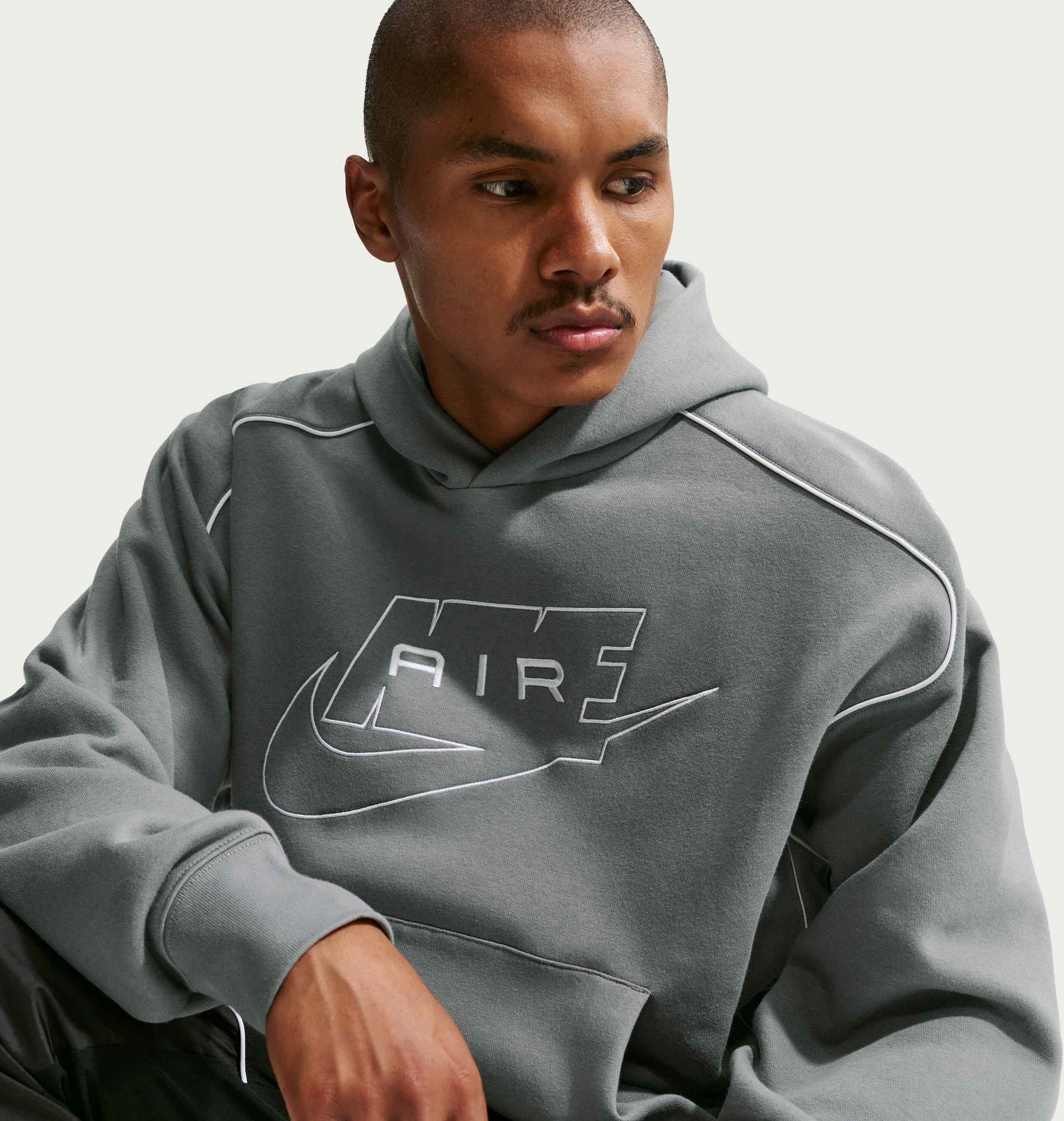 NIKE, Men's Fleece Pullover Hoodie Air