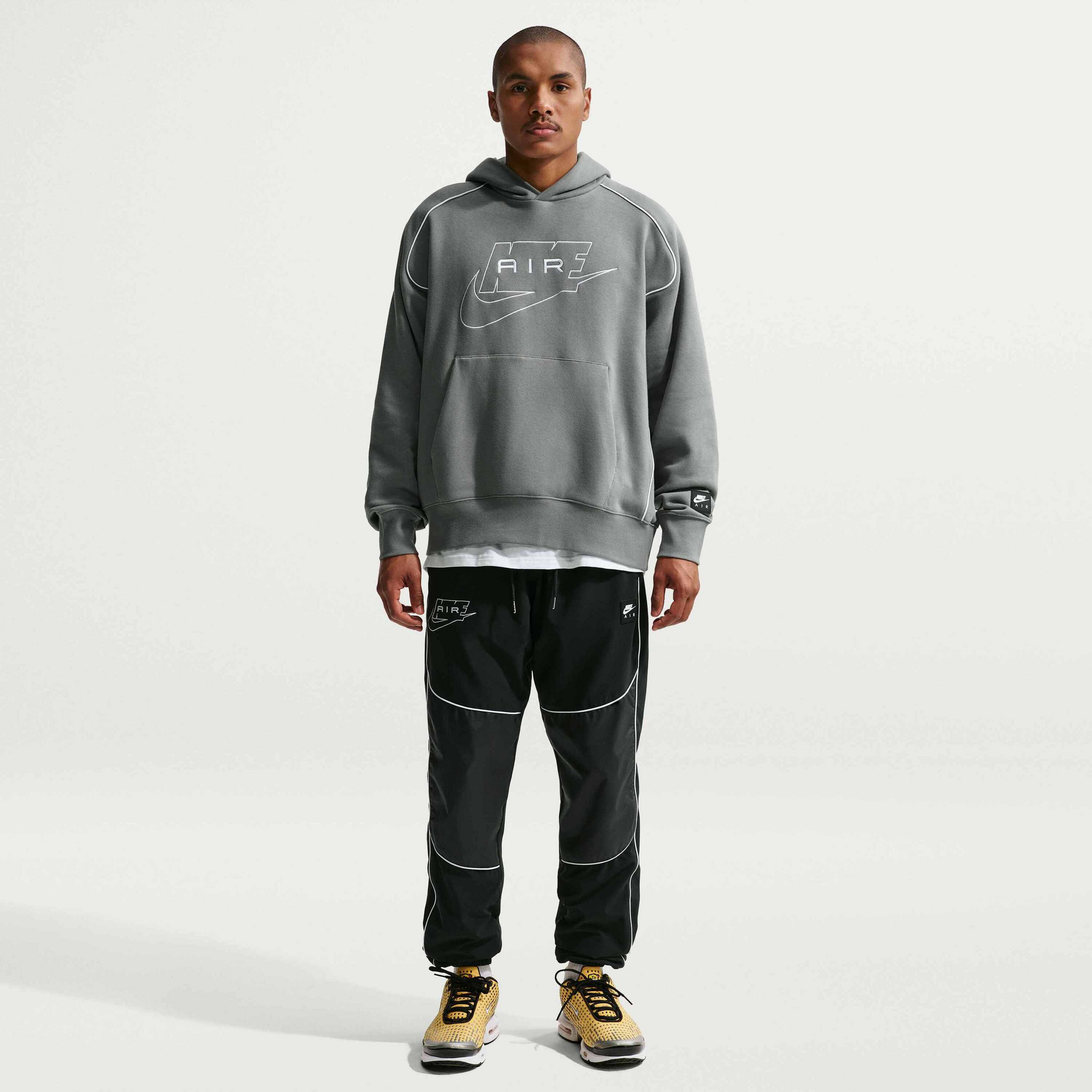 NIKE, Men's Fleece Pullover Hoodie Air