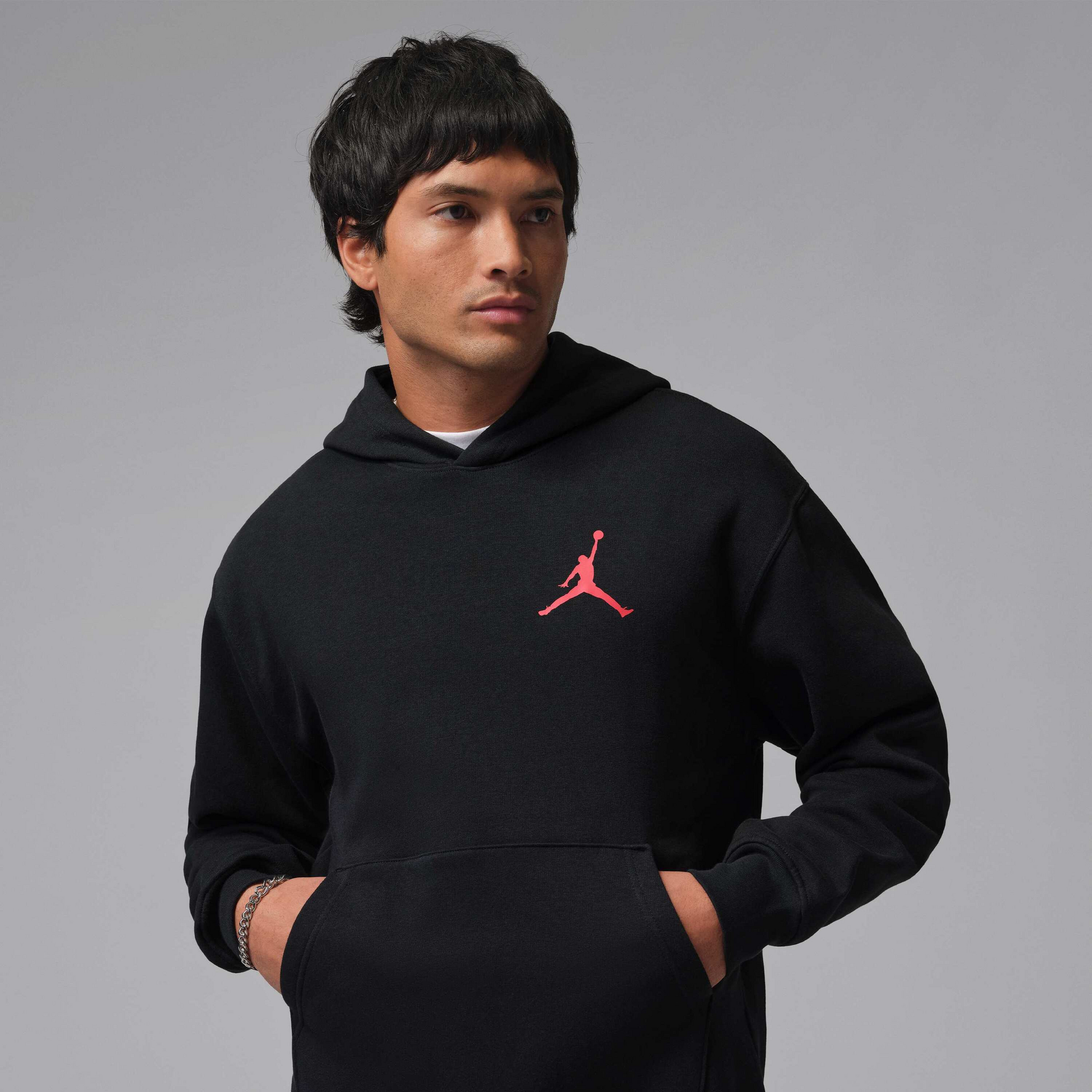JORDAN, Men's Fleece Pullover Hoodie Jordan Jumpman