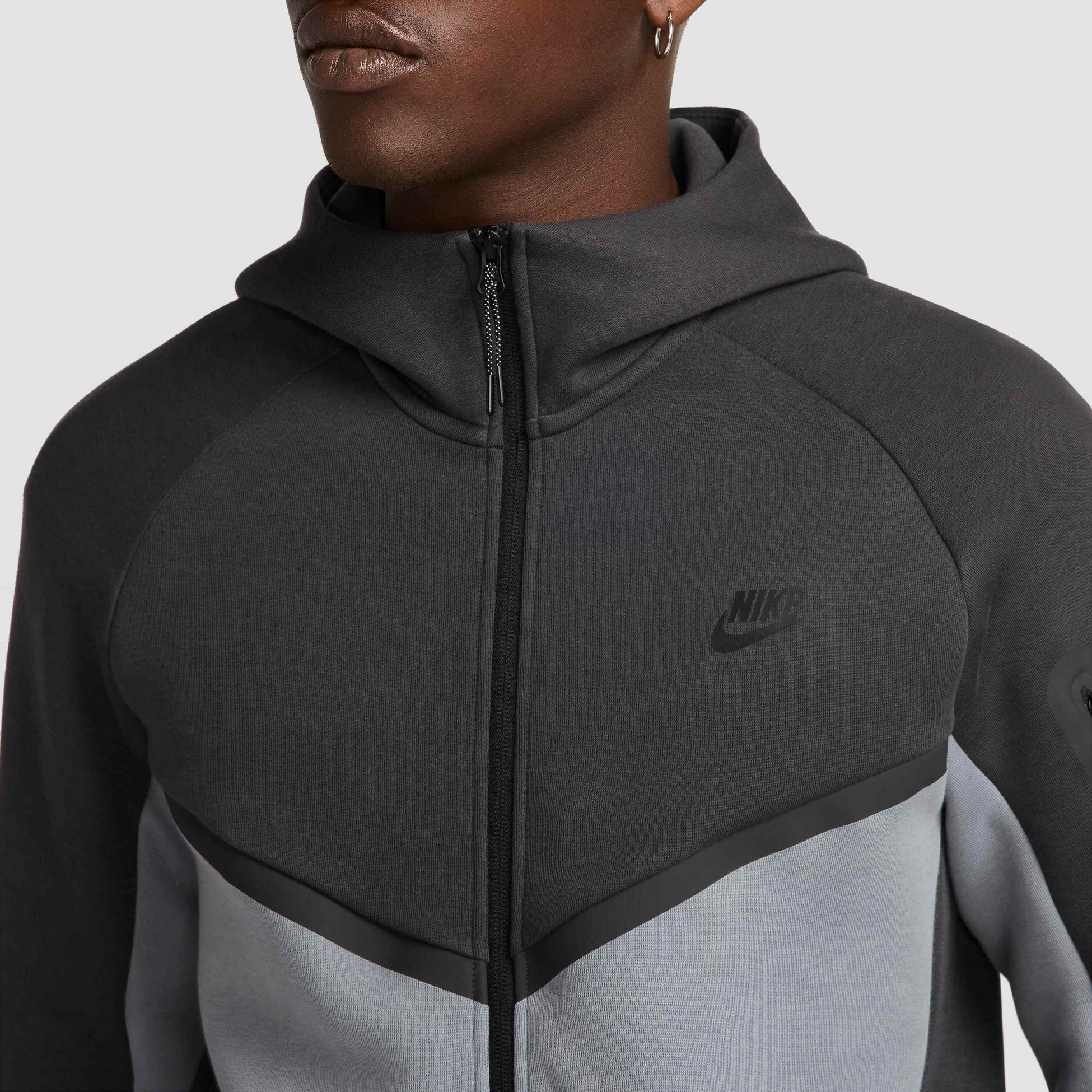 NIKE, Men's Fleece Windrunner Full-zip Jacket Tech