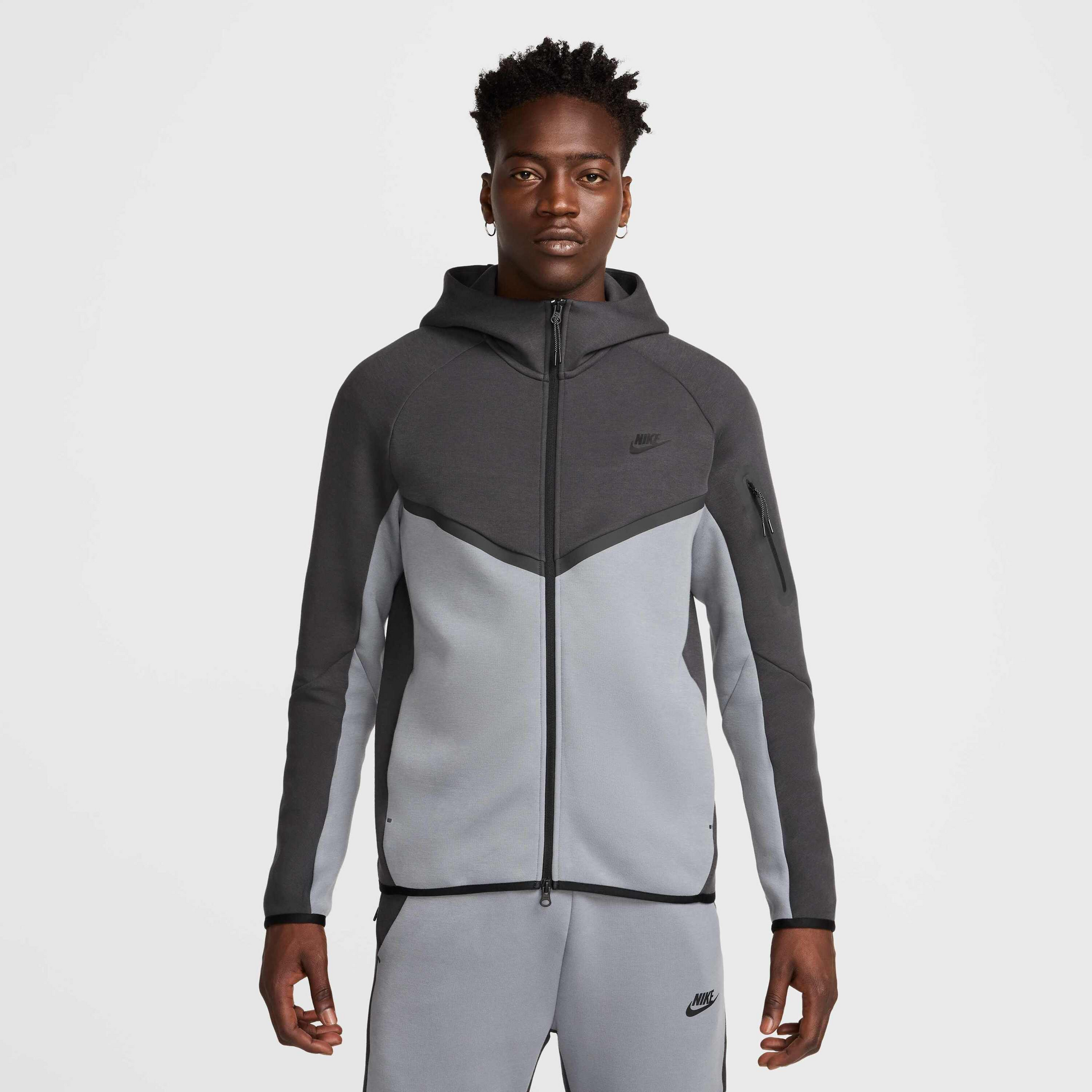 NIKE, Men's Fleece Windrunner Full-zip Jacket Tech