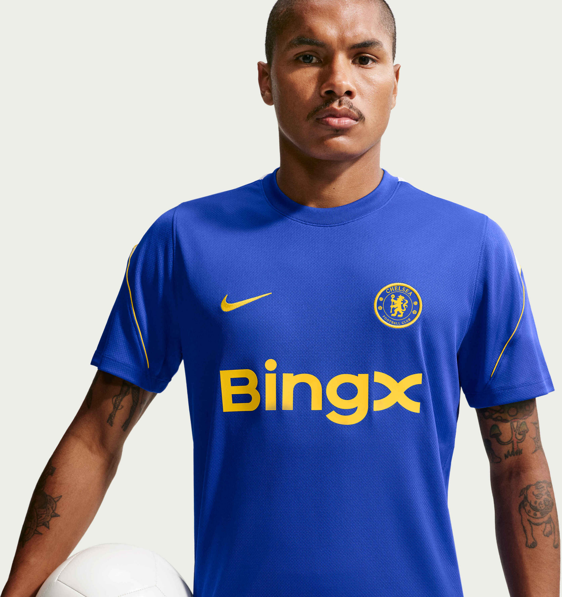 NIKE, Men's Football Dri-fit Short-sleeve Top Chelsea F.c. Strike