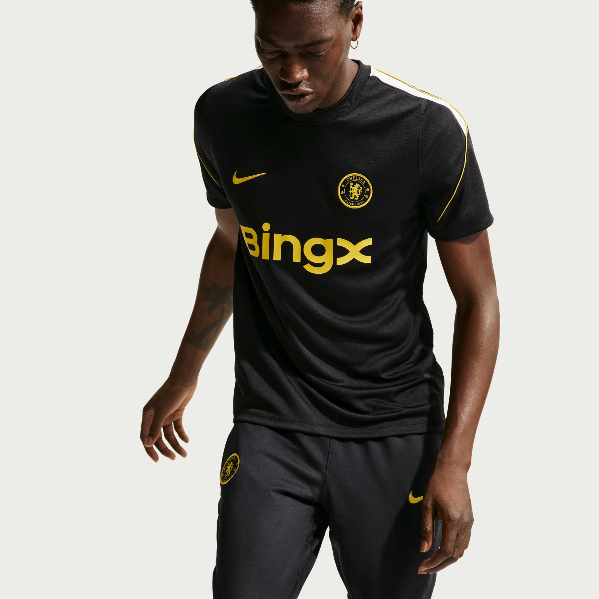 NIKE, Men's Football Dri-fit Short-sleeve Top Chelsea F.c. Strike
