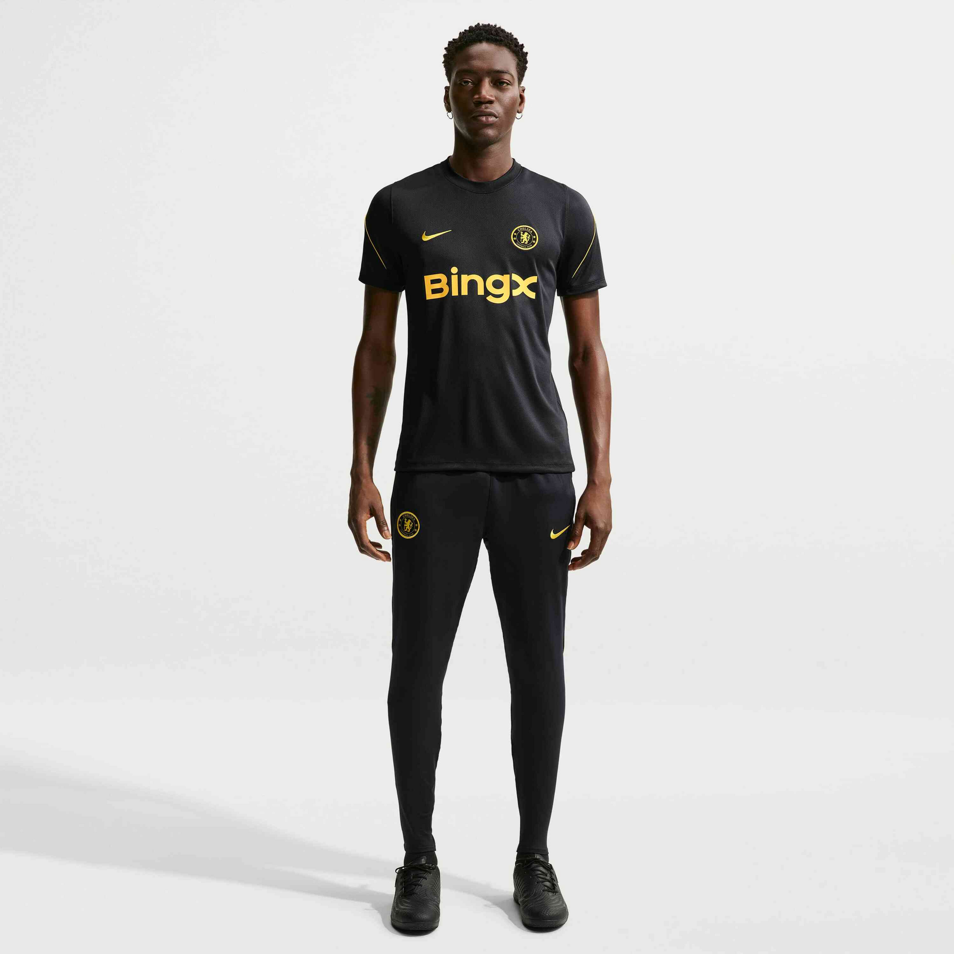 NIKE, Men's Football Dri-fit Short-sleeve Top Chelsea F.c. Strike