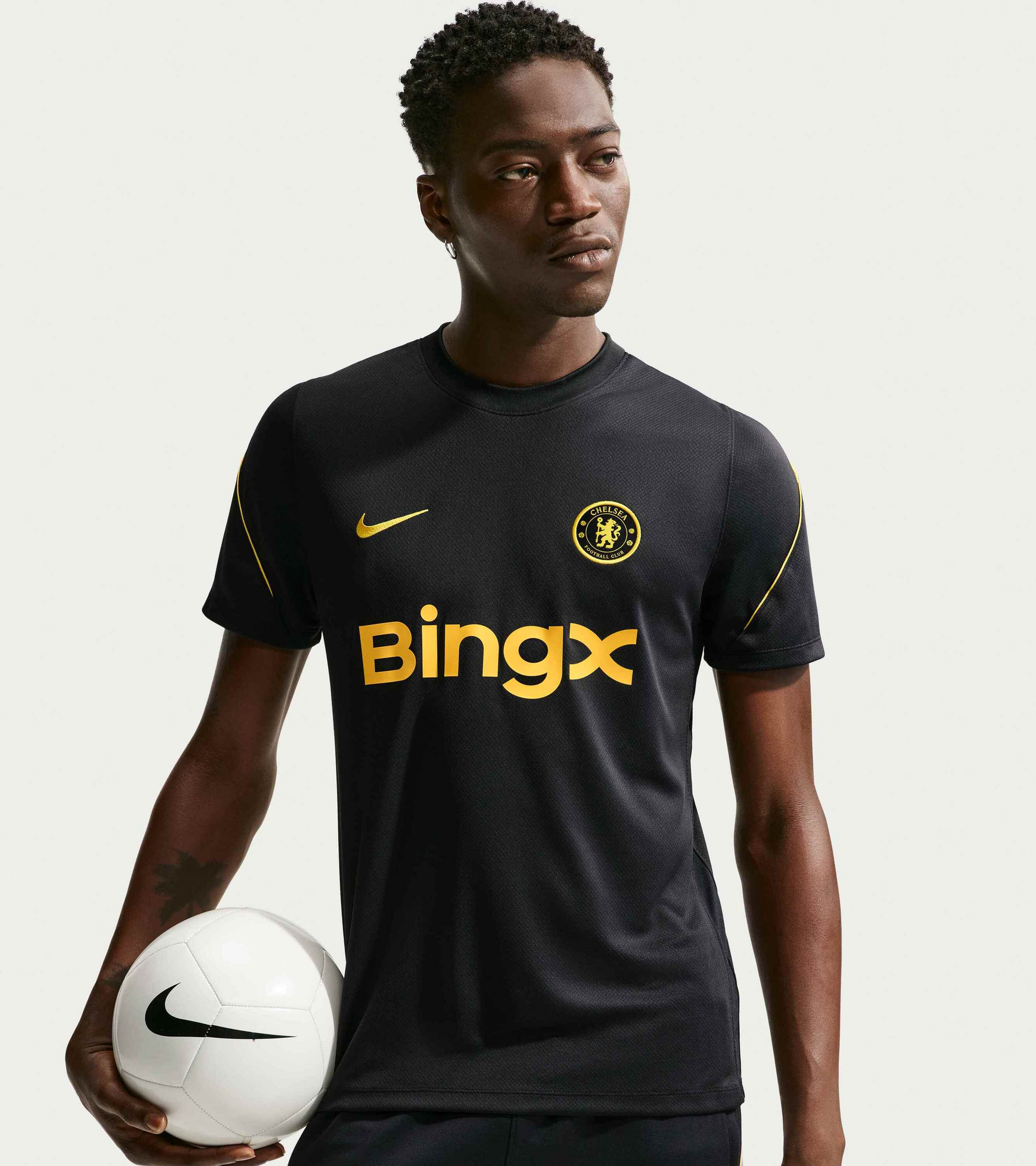 NIKE, Men's Football Dri-fit Short-sleeve Top Chelsea F.c. Strike