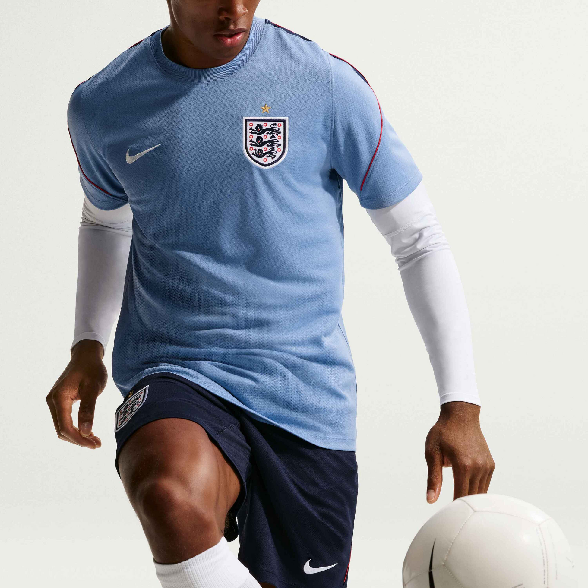 NIKE, Men's Football Dri-fit Short-sleeve Top England Strike