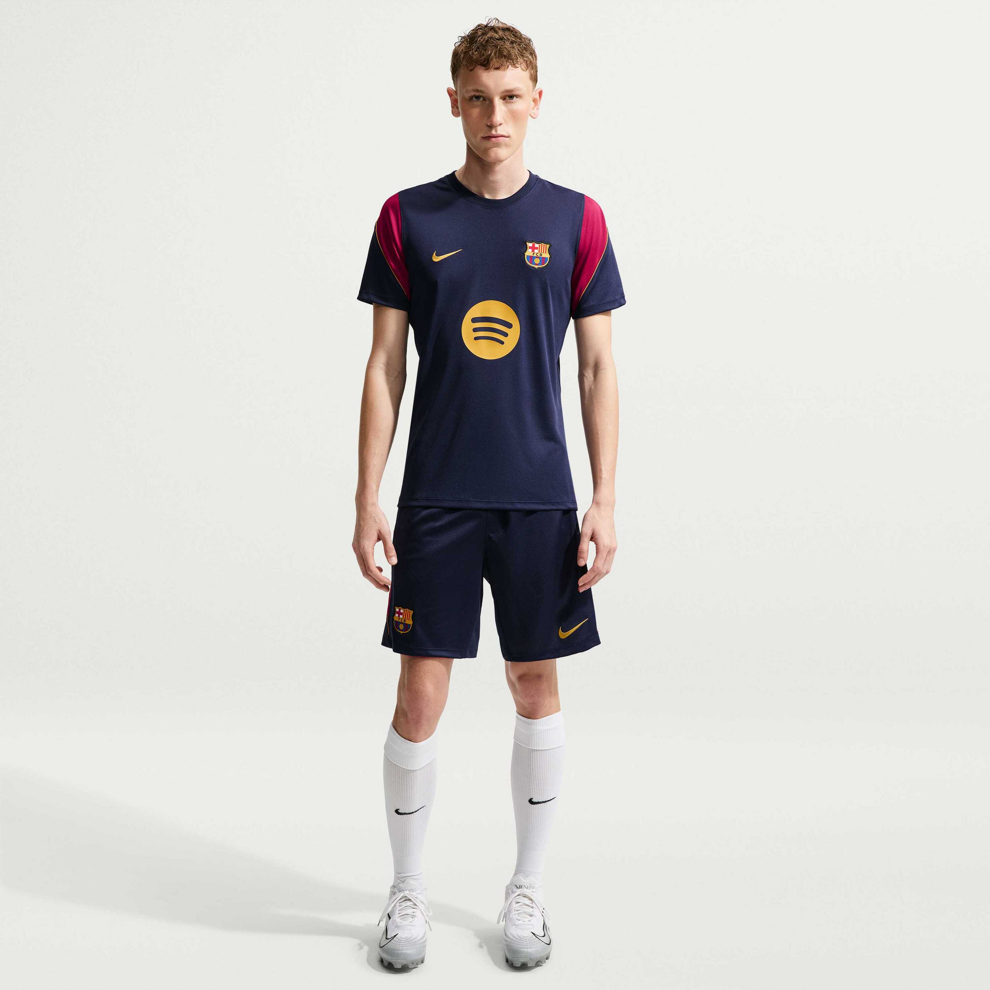 NIKE, Men's Football Dri-fit Short-sleeve Top F.c. Barcelona Strike