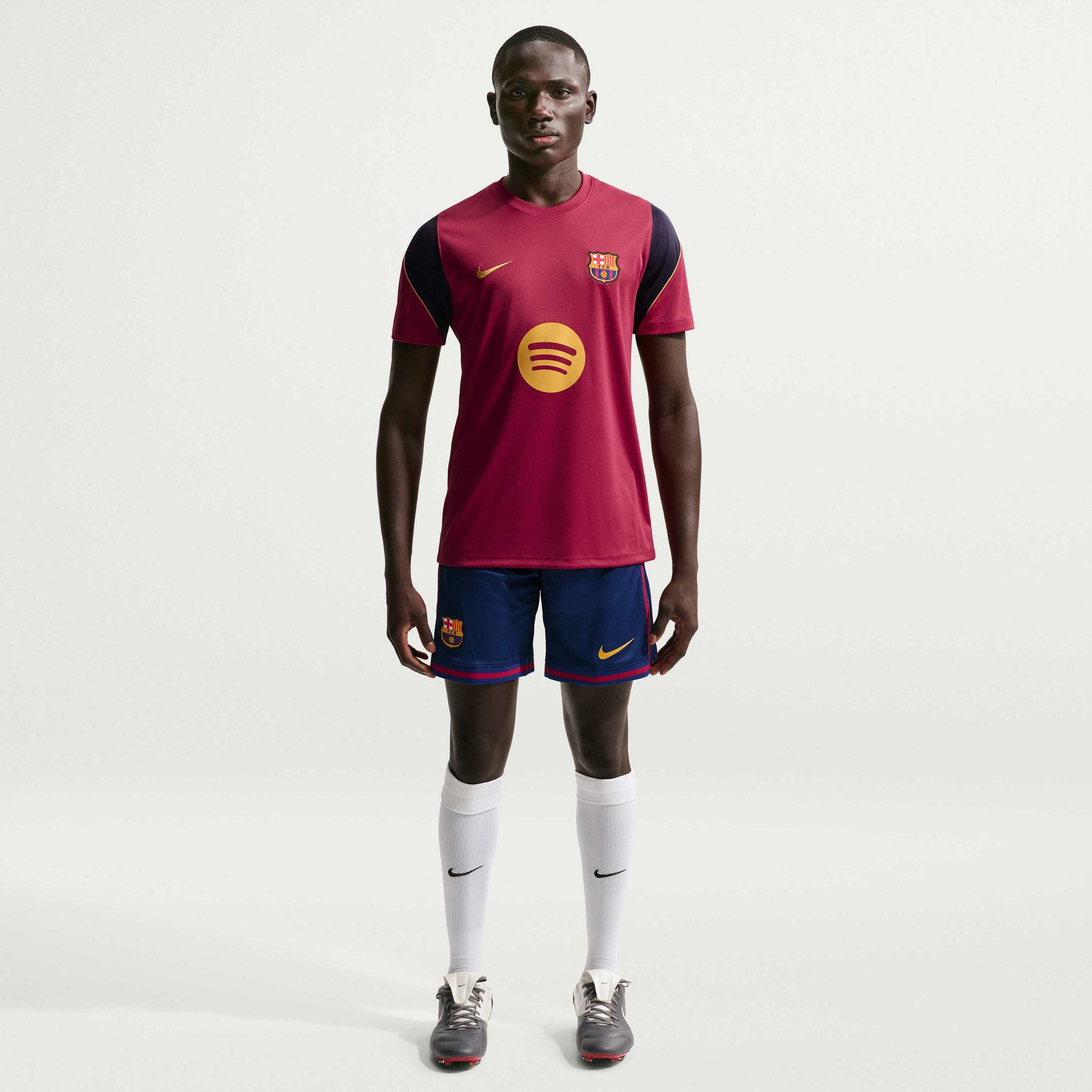 NIKE, Men's Football Dri-fit Short-sleeve Top F.c. Barcelona Strike