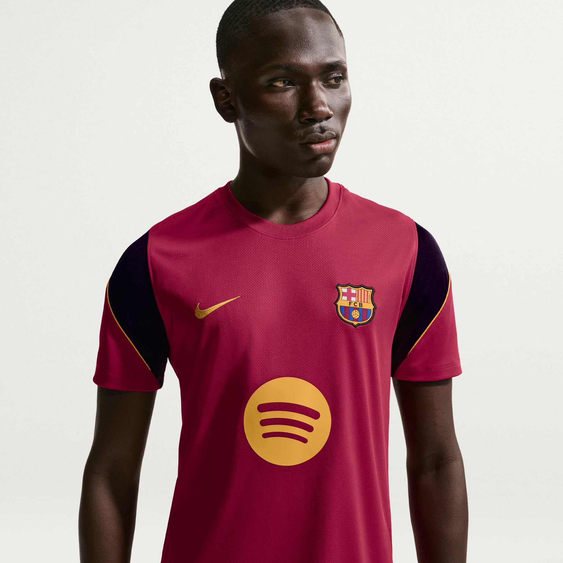 NIKE, Men's Football Dri-fit Short-sleeve Top F.c. Barcelona Strike