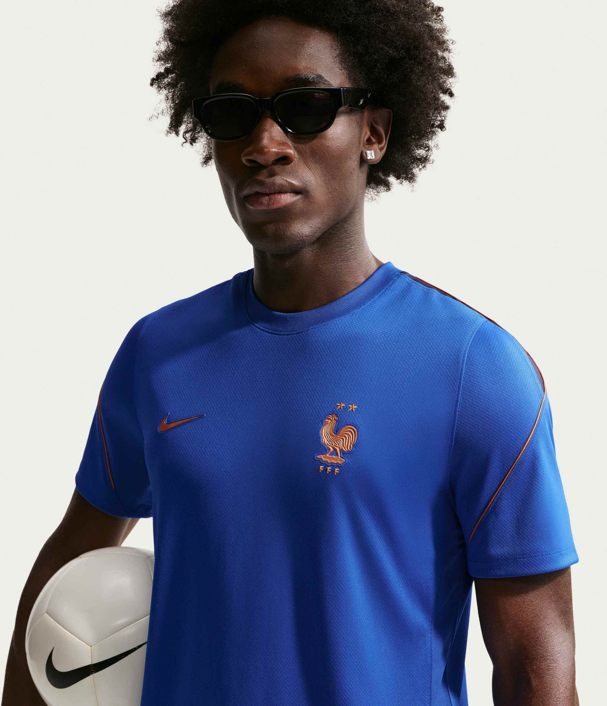 NIKE, Men's Football Dri-fit Short-sleeve Top Fff Strike