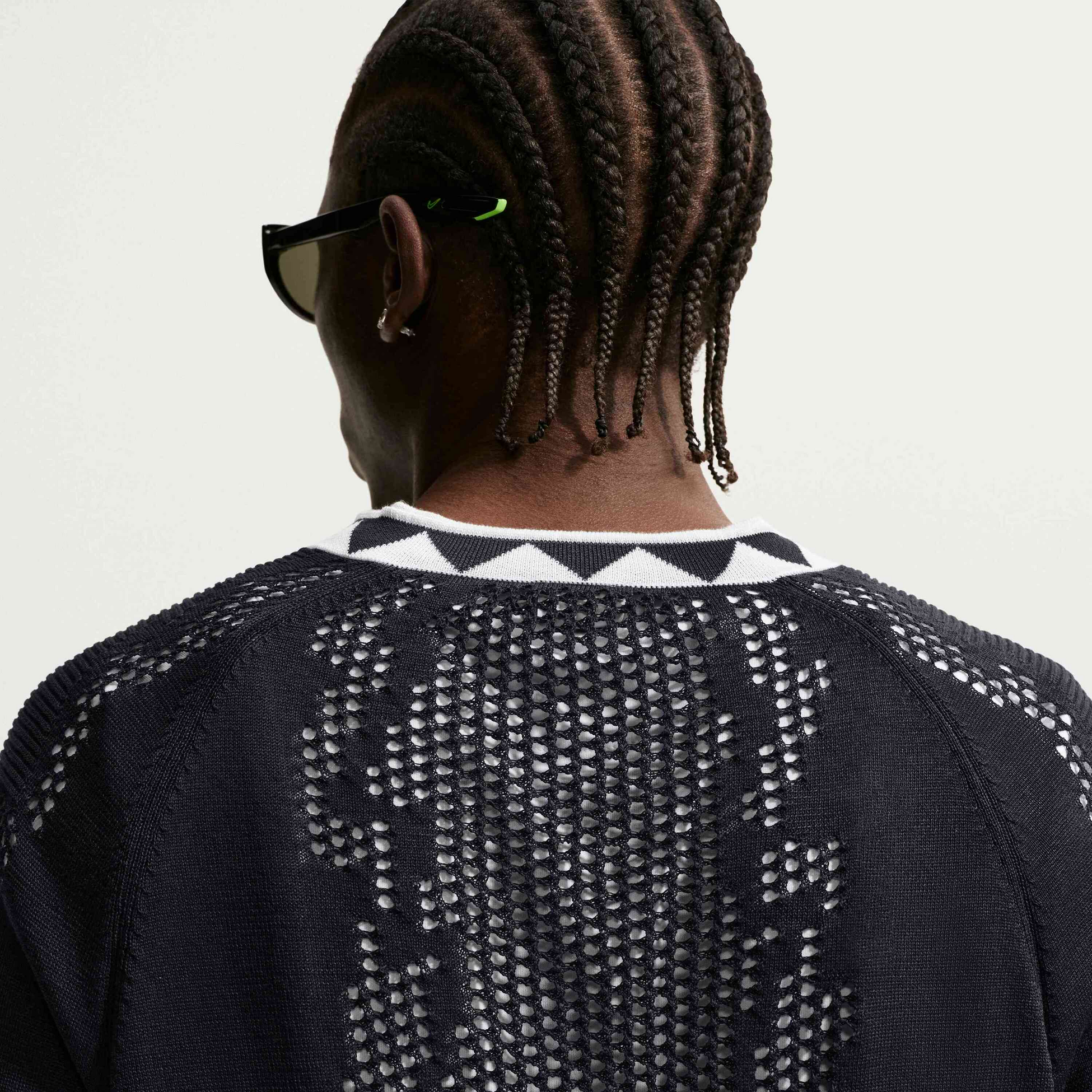 NIKE, Men's Football Knit Long-sleeve Shirt Nigeria Energy