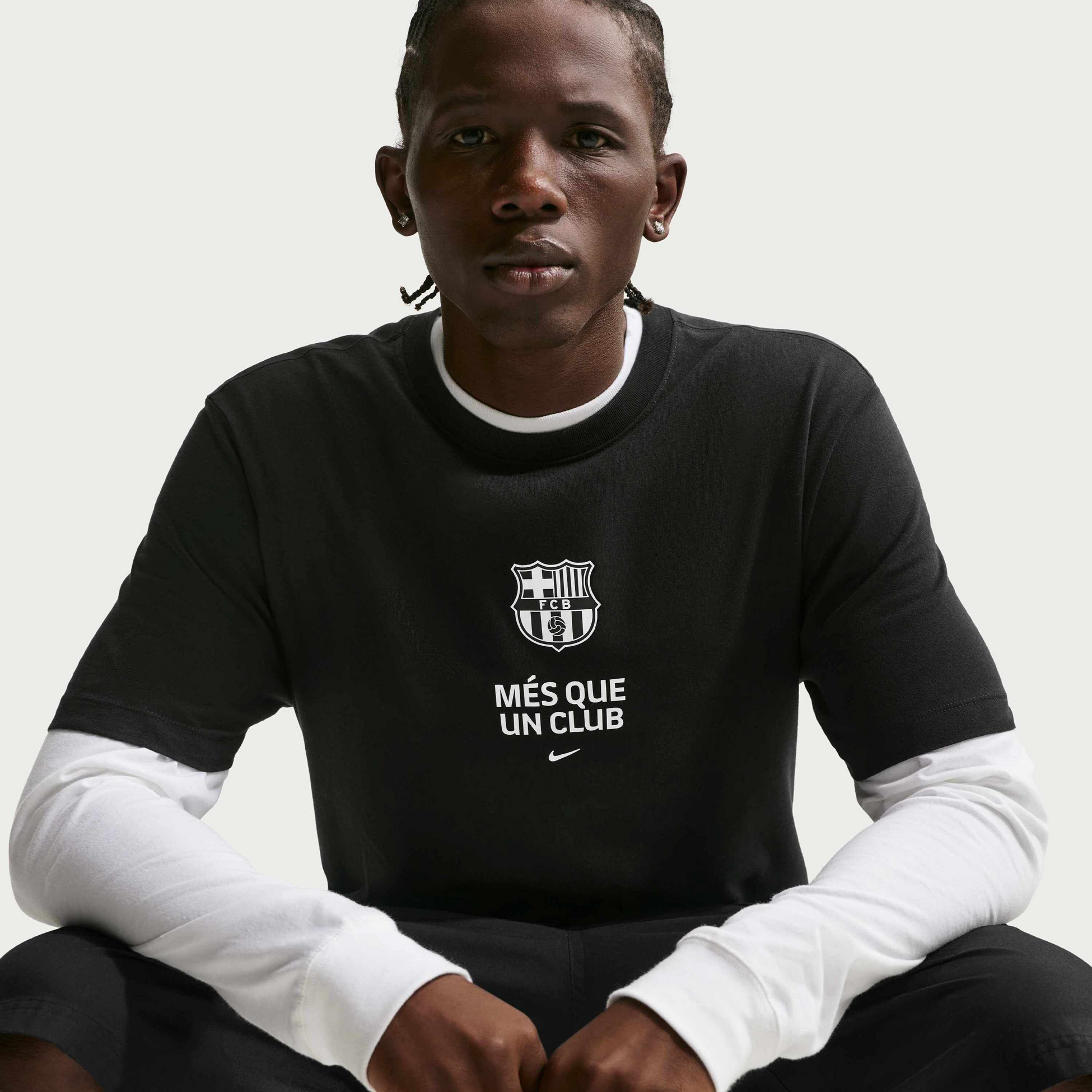 NIKE, Men's Football T-shirt F.c. Barcelona Club