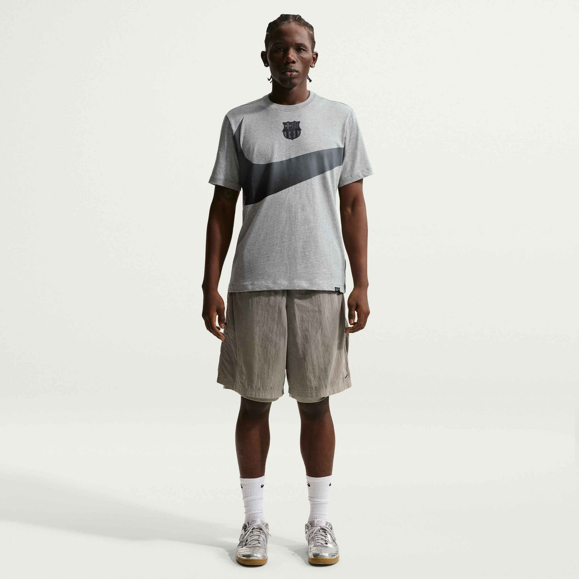 NIKE, Men's Football T-shirt F.c. Barcelona Swoosh