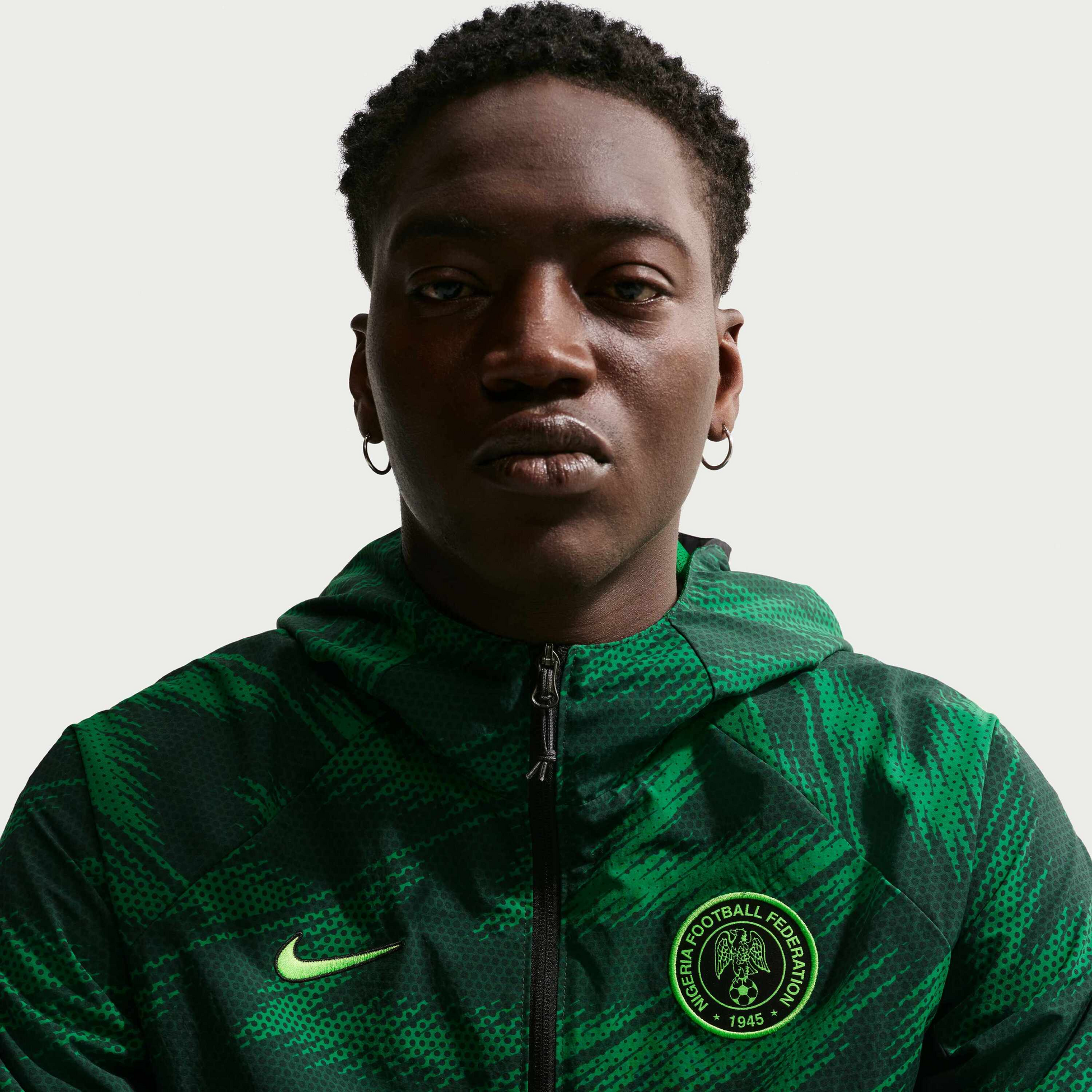 NIKE, Men's Football Woven Jacket Nigeria Awf