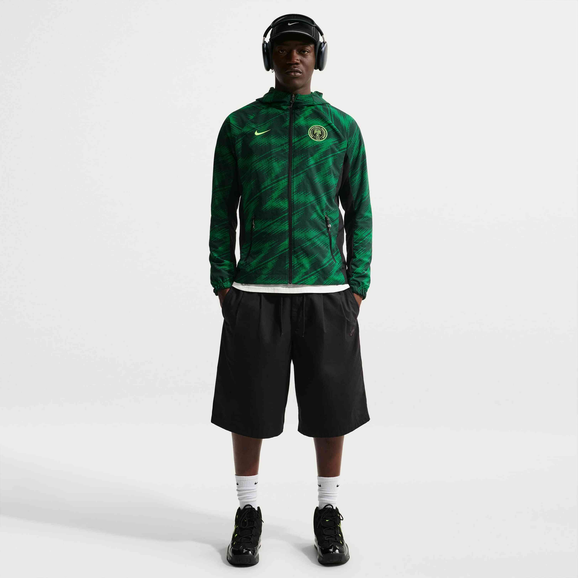 NIKE, Men's Football Woven Jacket Nigeria Awf