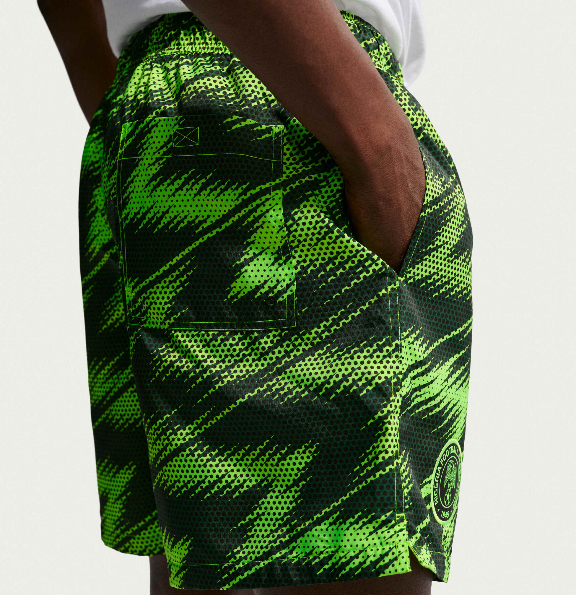 NIKE, Men's Footbball Flow Shorts Nigeria Club