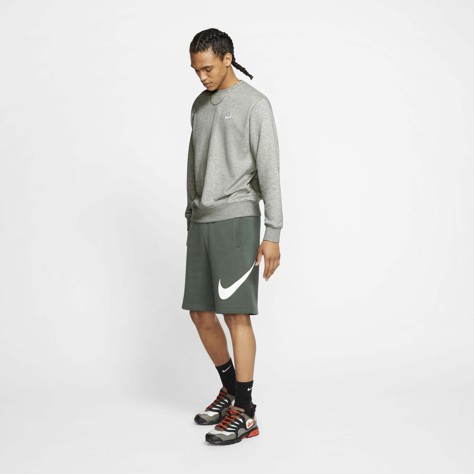 NIKE, Men's French Terry Crew Sportswear Club