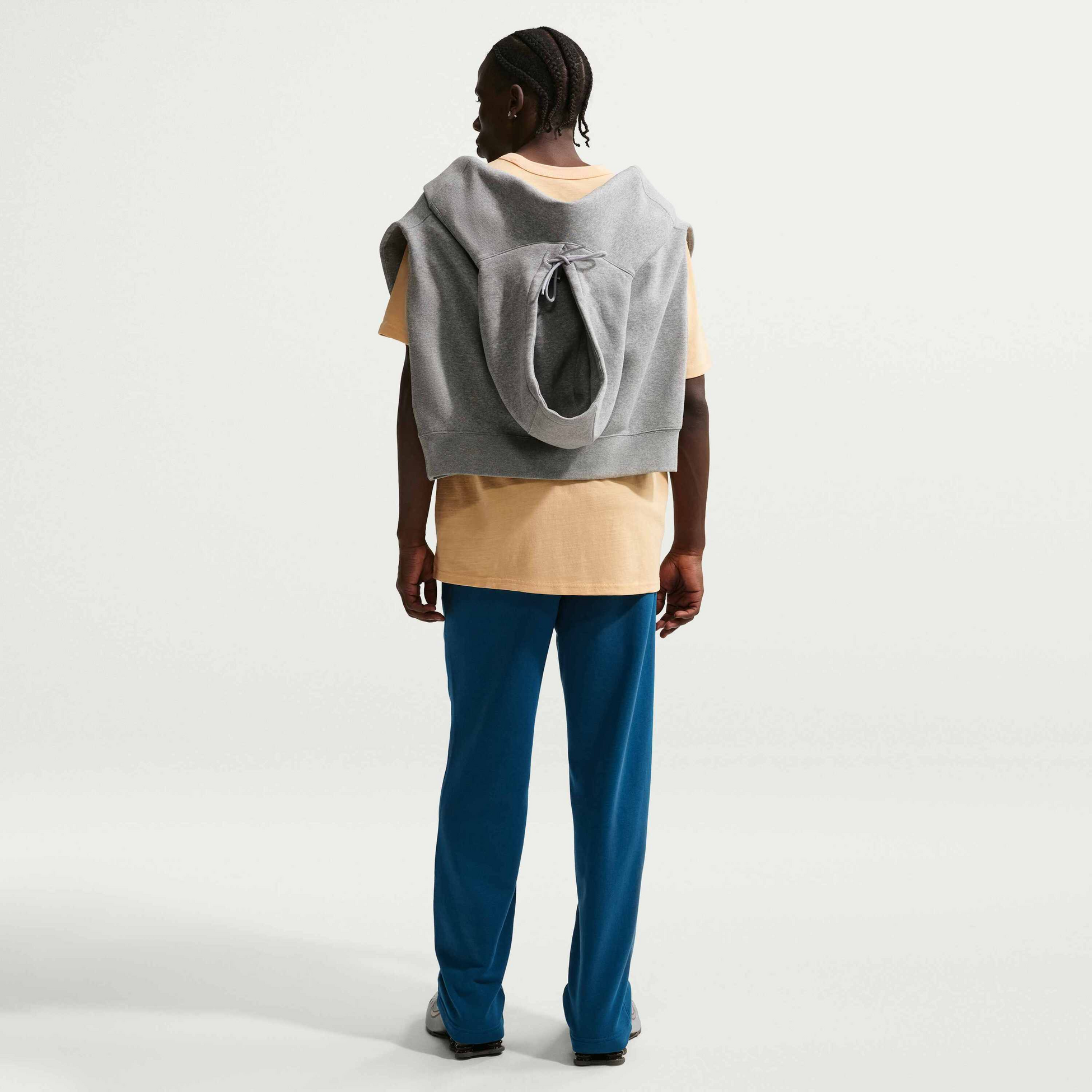 NIKE, Men's French Terry Open-hem Trousers Club