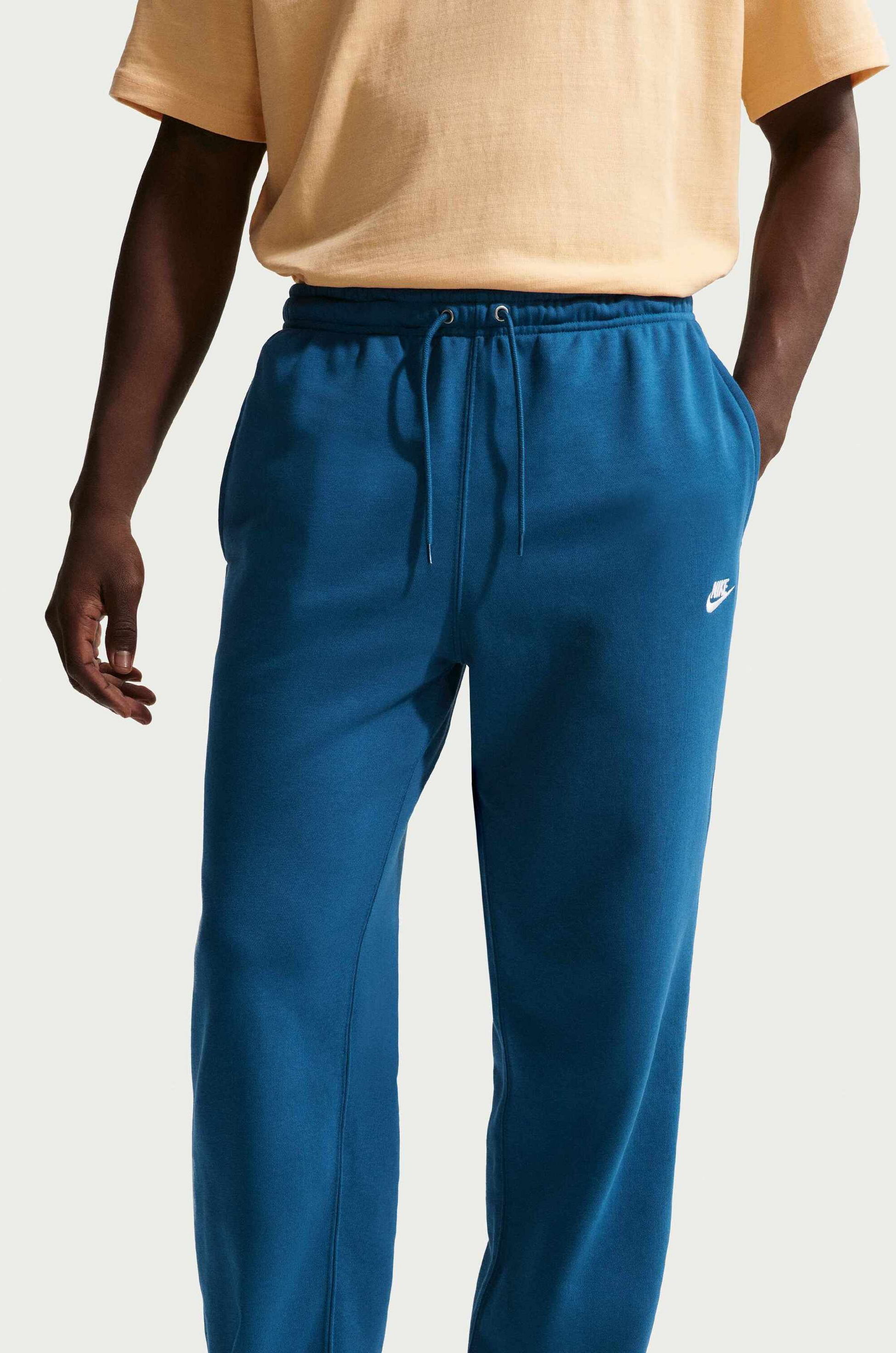 NIKE, Men's French Terry Open-hem Trousers Club