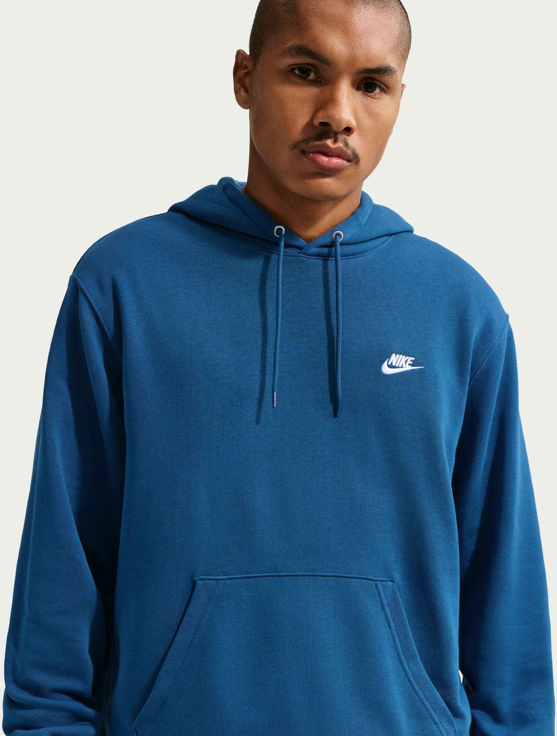 NIKE, Men's French Terry Pullover Hoodie Club
